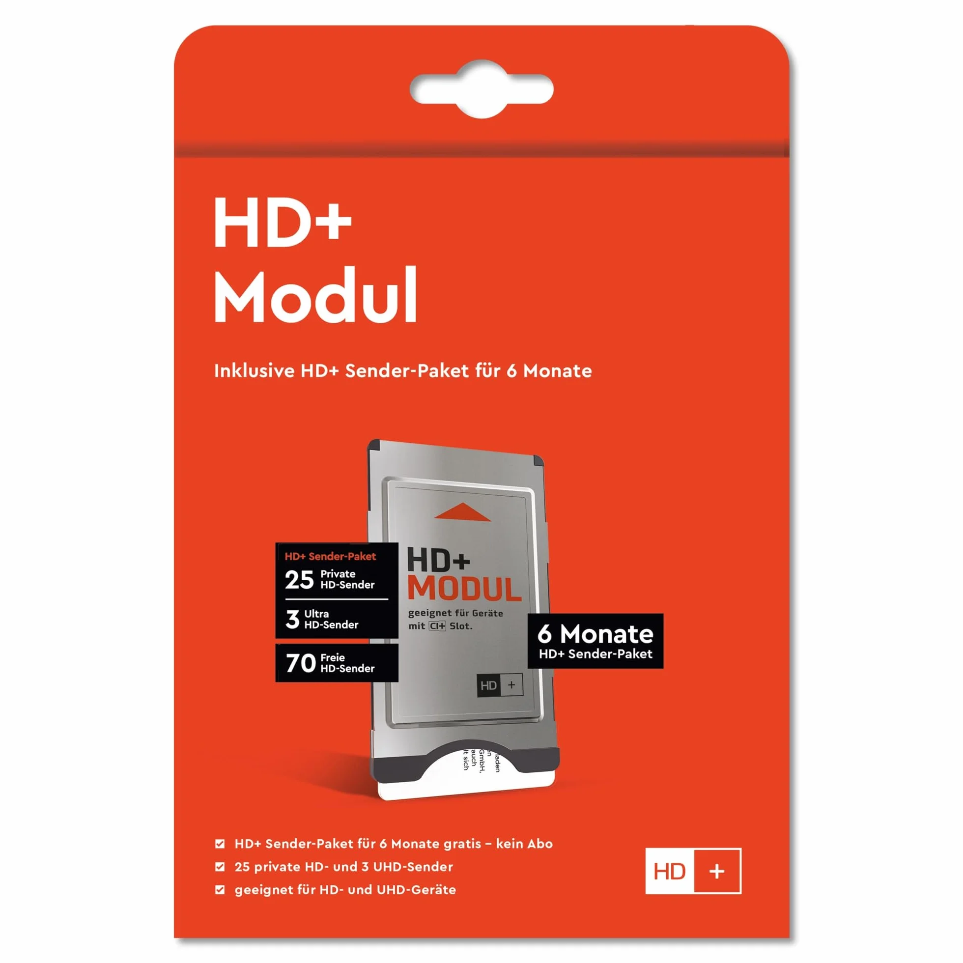 HD+ Modul inkl Sender-Paket für 6 Monate