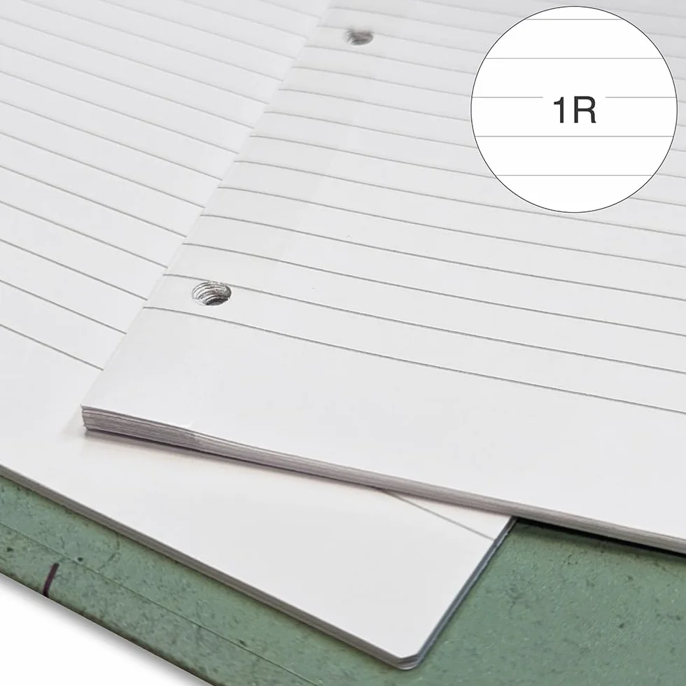 BeMore Ricambi Bandup A4 Banda Rinforzata 21x29,7 cm Rigatura 1R 40 Fogli 90G/Mq