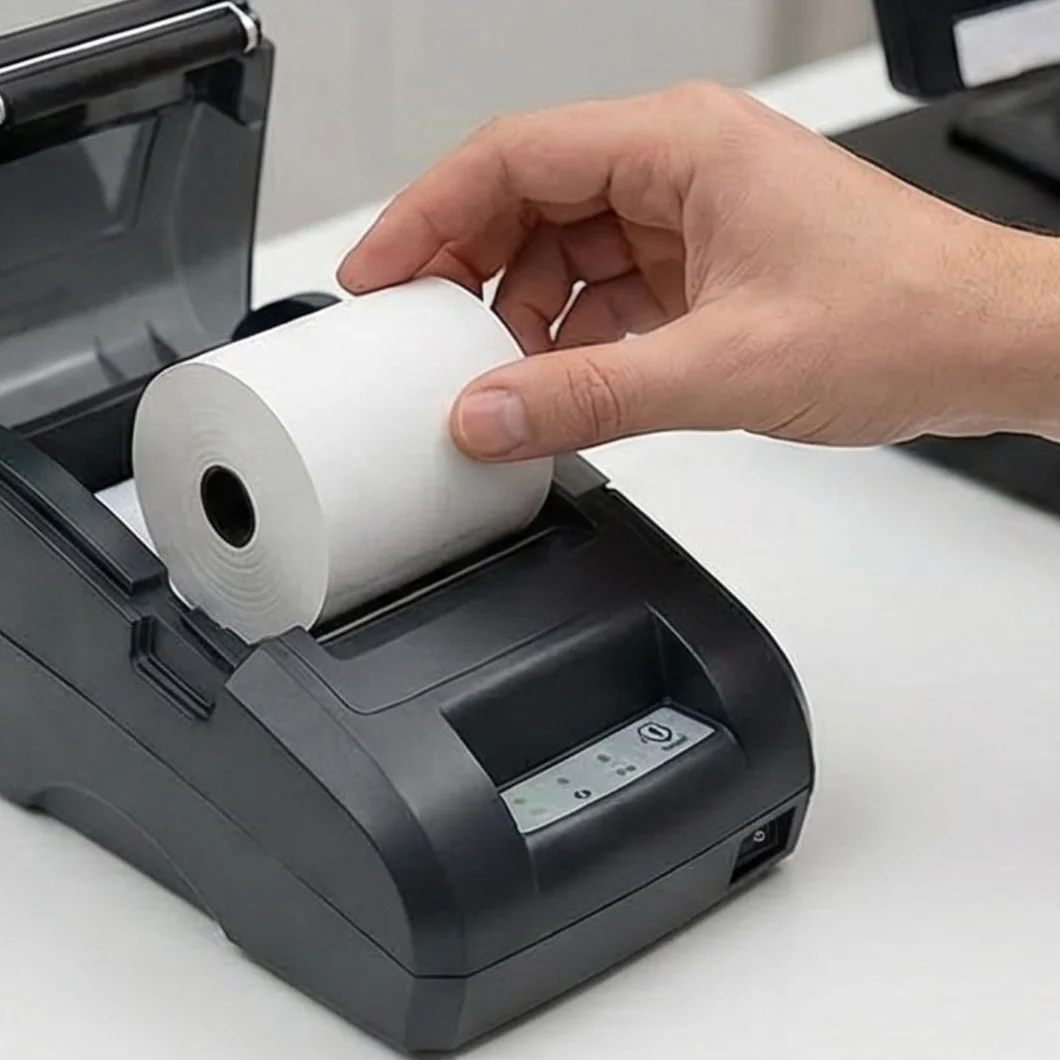 Carta Termica 80x80x12mm 20 Rotoli BPA Free Omologati per Stampante Fiscale POS Epson
