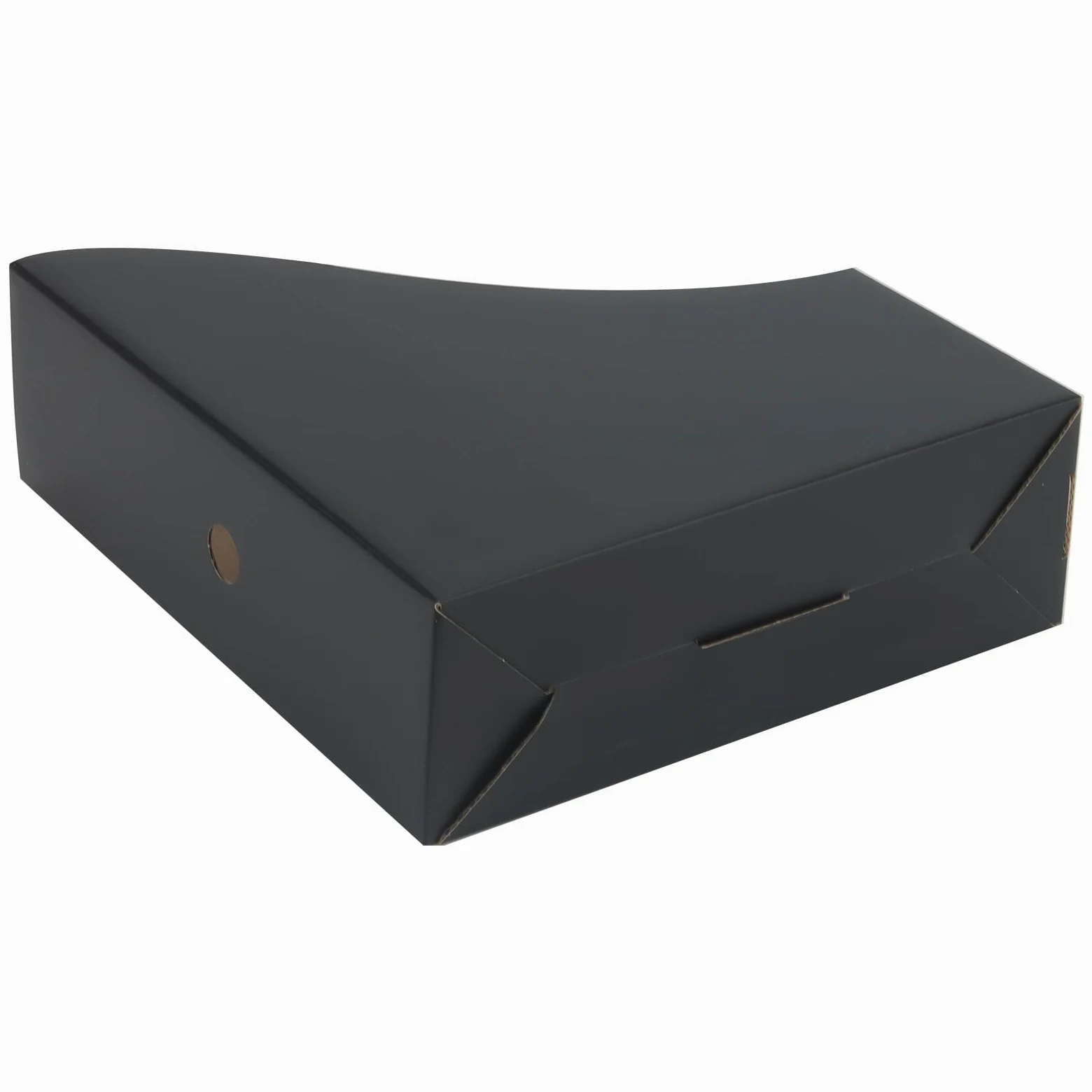 12 portariviste in cartone nero, raccoglitore a piedi, formato A4, portariviste in formato A4, in carta kraft da scrivania, organizer per file raccoglitori, forniture per ufficio