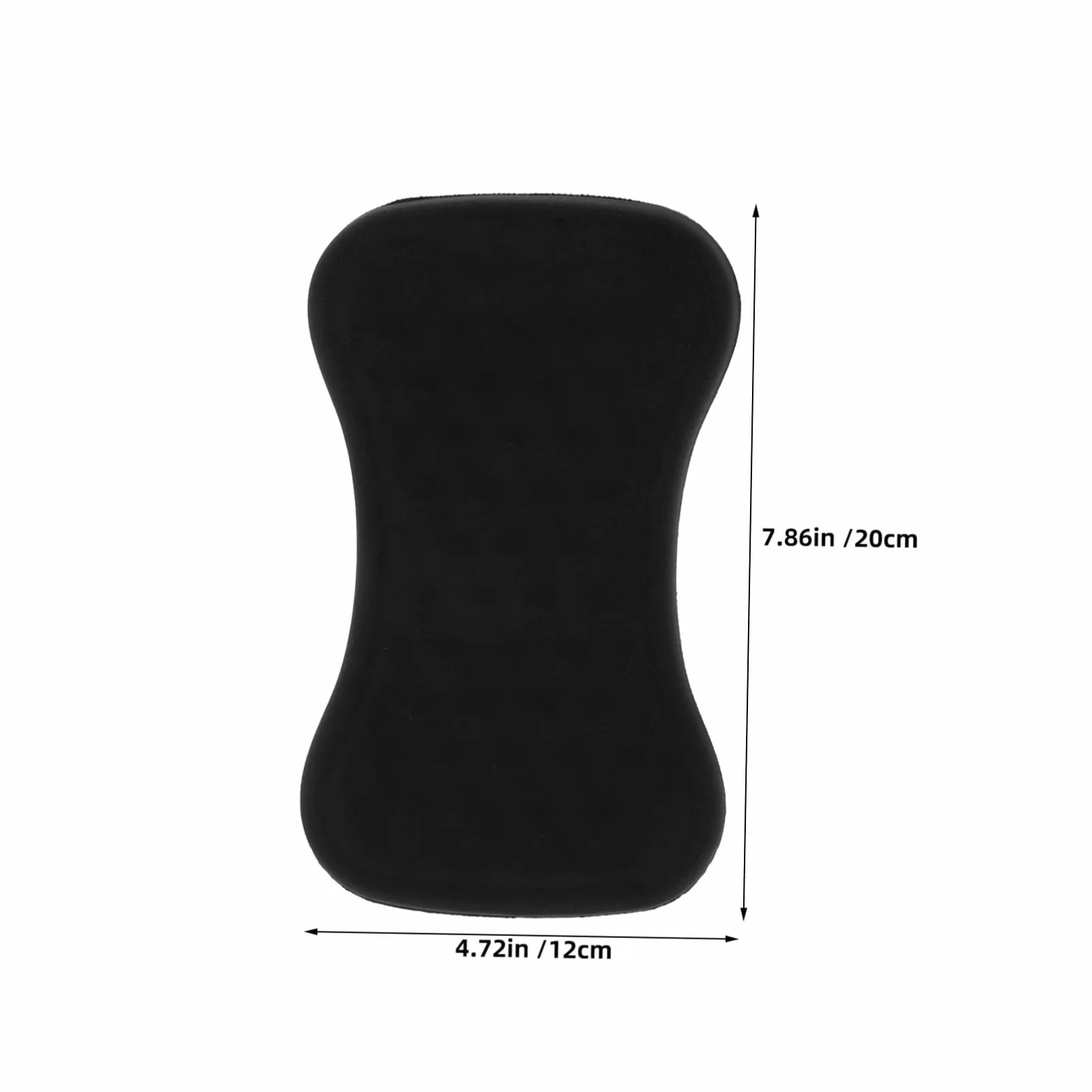 2 Pezzi Tappetino Da Polso Per Mouse Da Gioco Da Tastiera Poggiapolsi Ergonomico Black