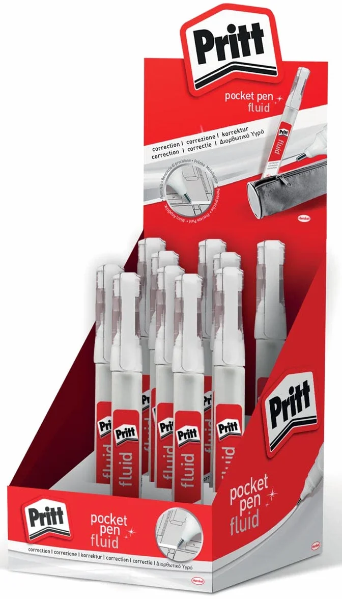 Pritt Correttore Pocket Pen, Micropunta Metallica, 8ml