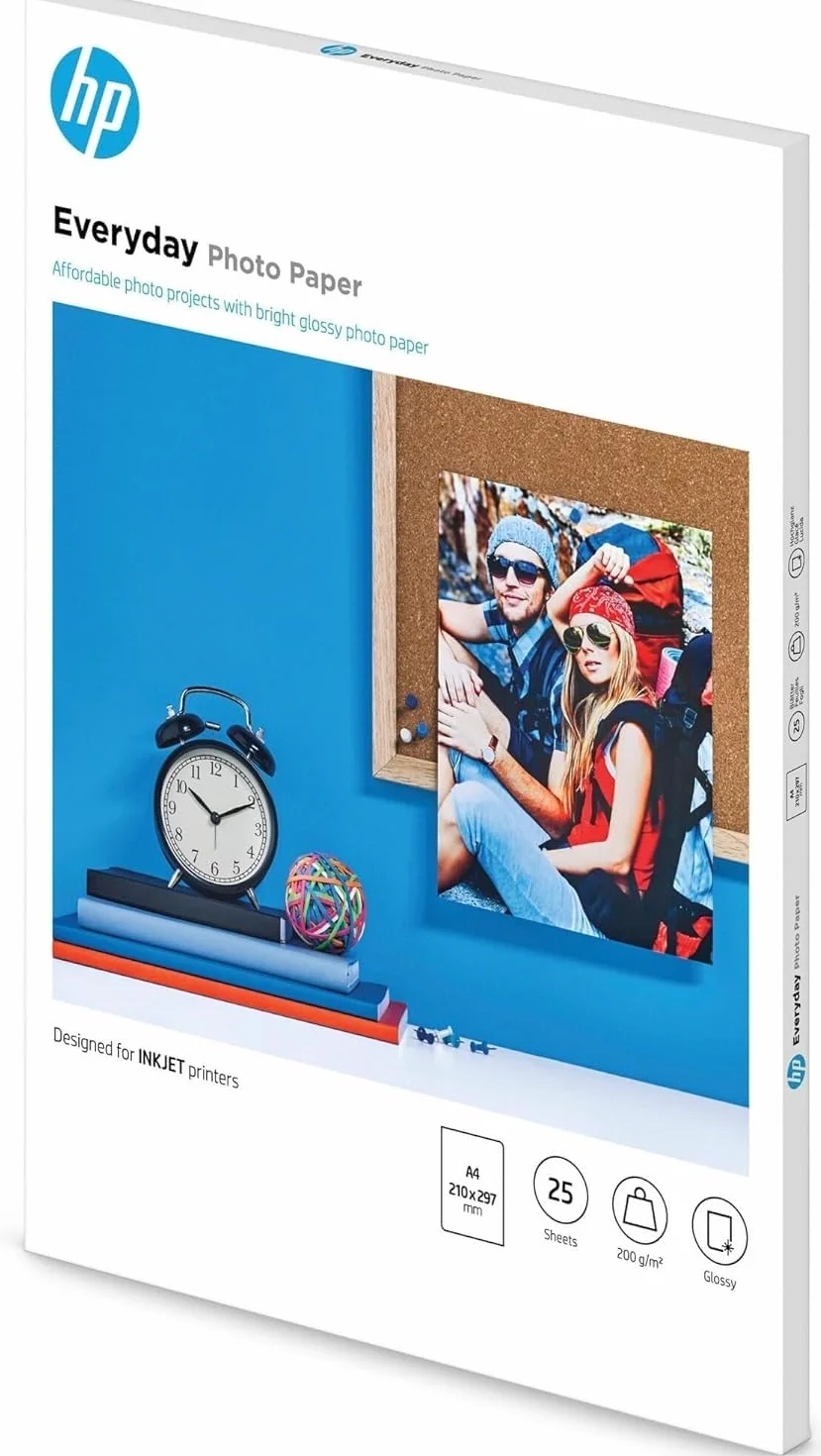 HP Everyday Q5451A Papier fotograficzny błyszczący 200 g/m² A4 25 arkuszy