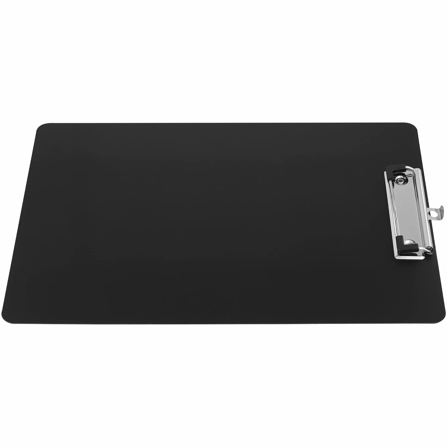 FUNSUEI 15 Portablocco A4 in Plastica con Pinza, Cartellina Rigida Portadocumenti, 31,5 x 22,5 cm, Nero, per Ufficio e Magazzino