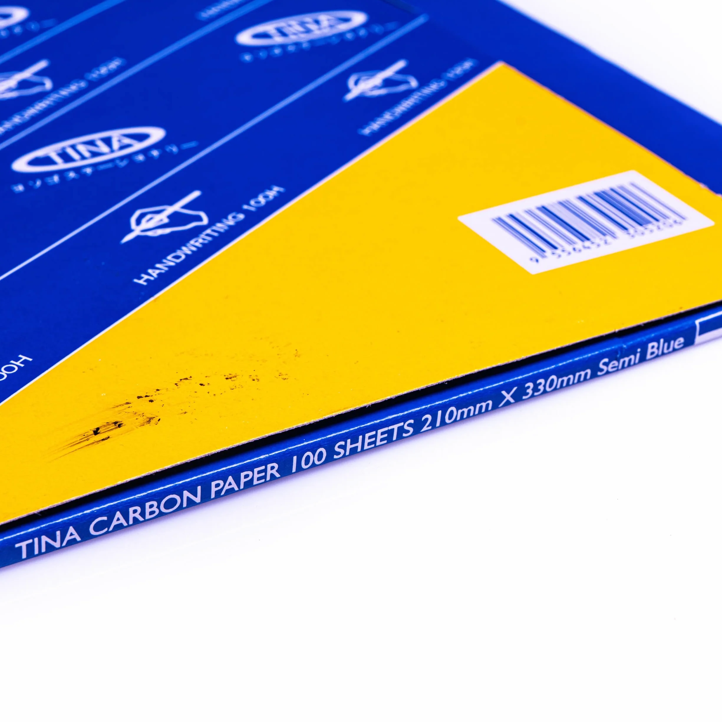 TINA Scatola carta carbone blu un lato 100 fogli formato F4 8,25 x 13"