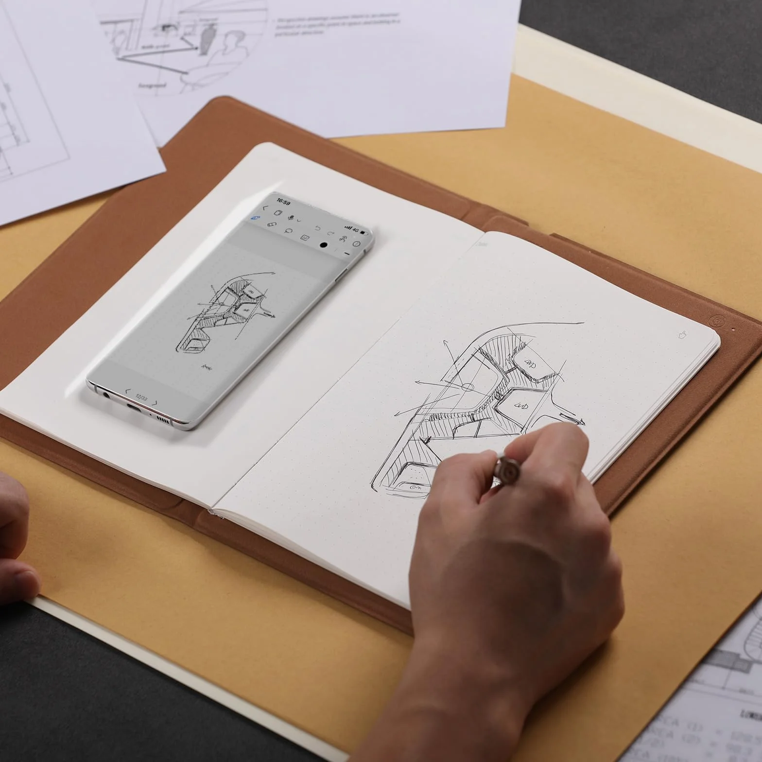 HUION Note X10 Taccuini di Ricambio Carta Confezione da 3