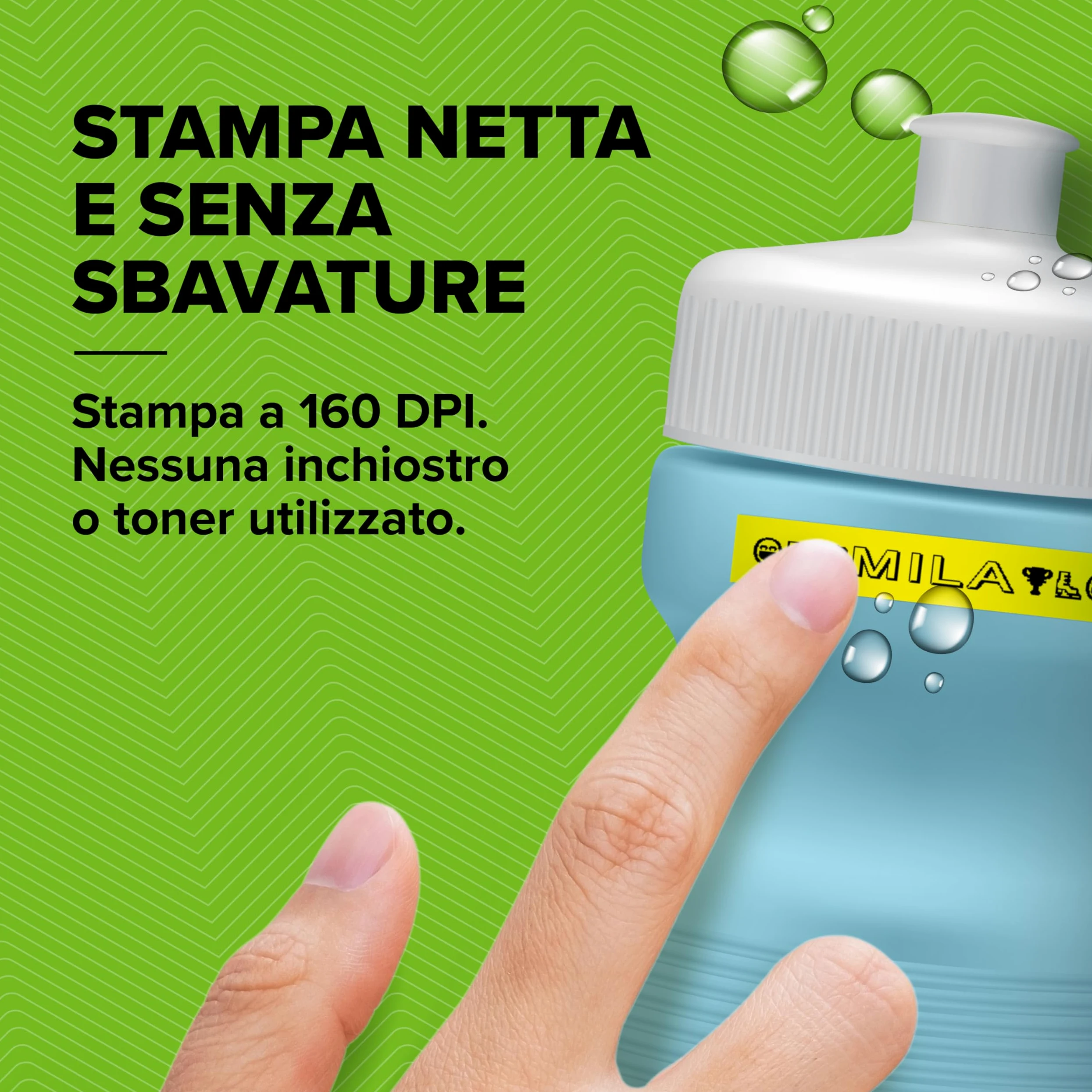 DYMO LetraTag 200B etichettatrice Bluetooth | Stampante per etichette compatta | Si connette a iOS e Android tramite tecnologia wireless Bluetooth | Include 1 rotolo di etichette di carta bianca