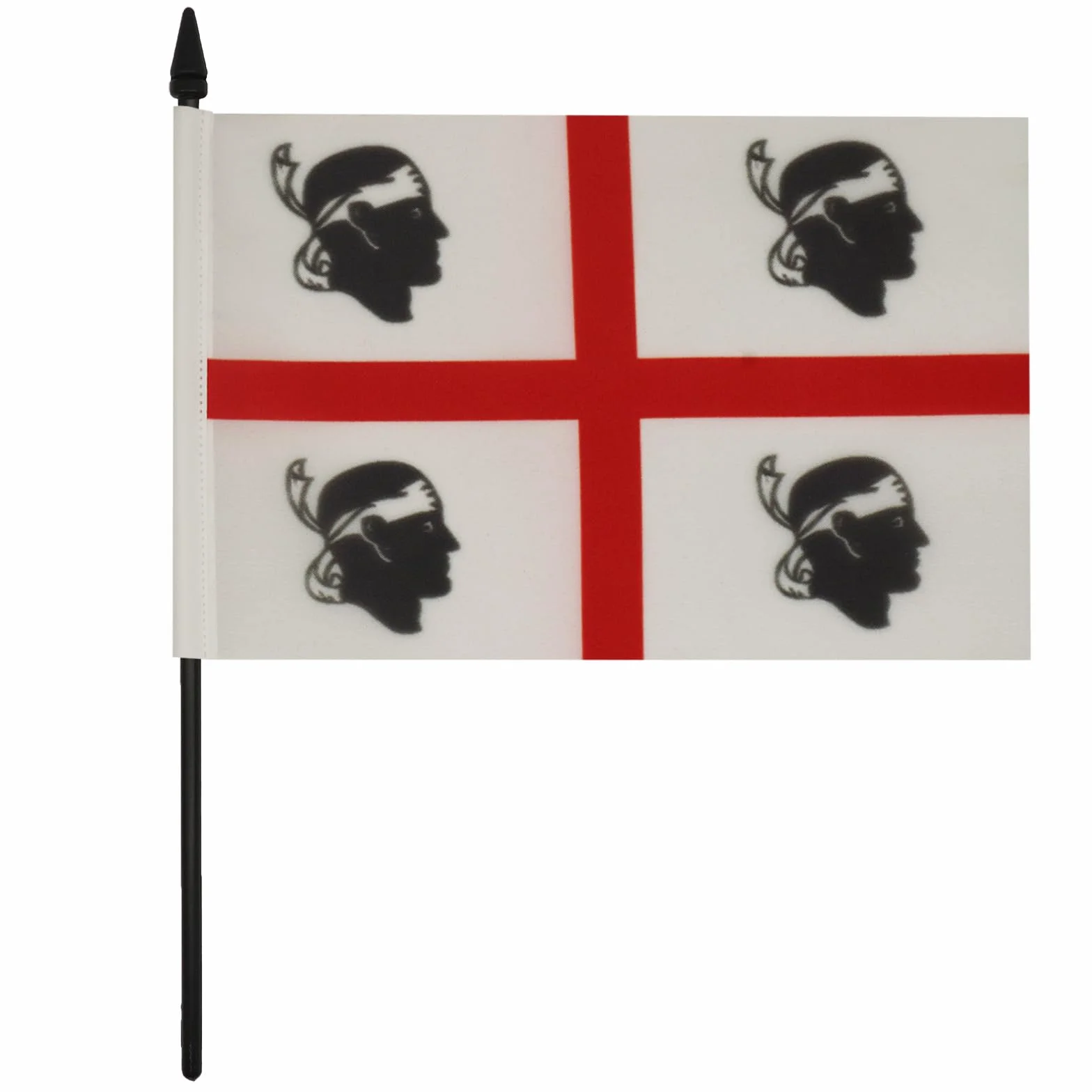 AZ FLAG Bandiera Da Tavolo Sardegna 21x14 cm - Piccola Bandierina Sarda - Italia
