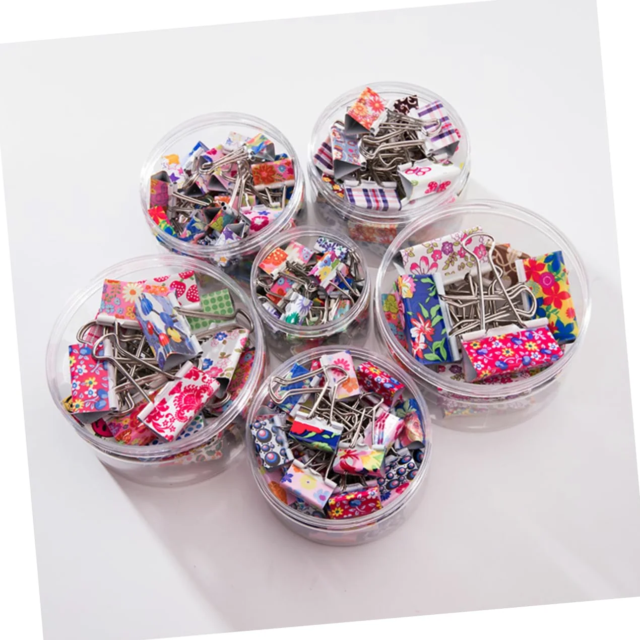 Binder Clips 25mm 48 Pezzi in Metallo, Clip a Coda Lunga | File Clips per Casa e Uso di Cancelleria Ufficio, Back To School Party, Cartoleria e Materiale Scolastico Colore Casuale