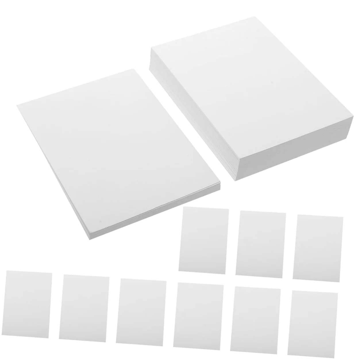 NUOBESTY 400 Fogli carta fotografica carta per fotocopie per depliant adesiva lucida di qualità fotografica carte da stampa lucida carte he bianca