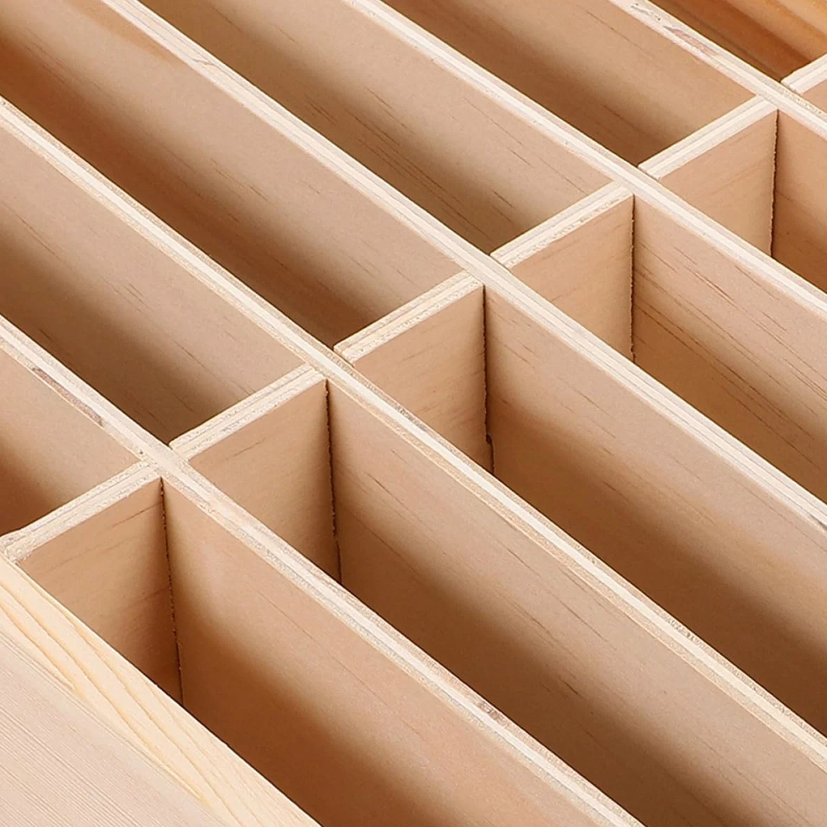 Beavorty Porta Cellulare in Legno 12 Scomparti, Organizer da 2 Pezzi per Ufficio e Riparazione Telefoni, Supporto per Cellulare da Scrivania