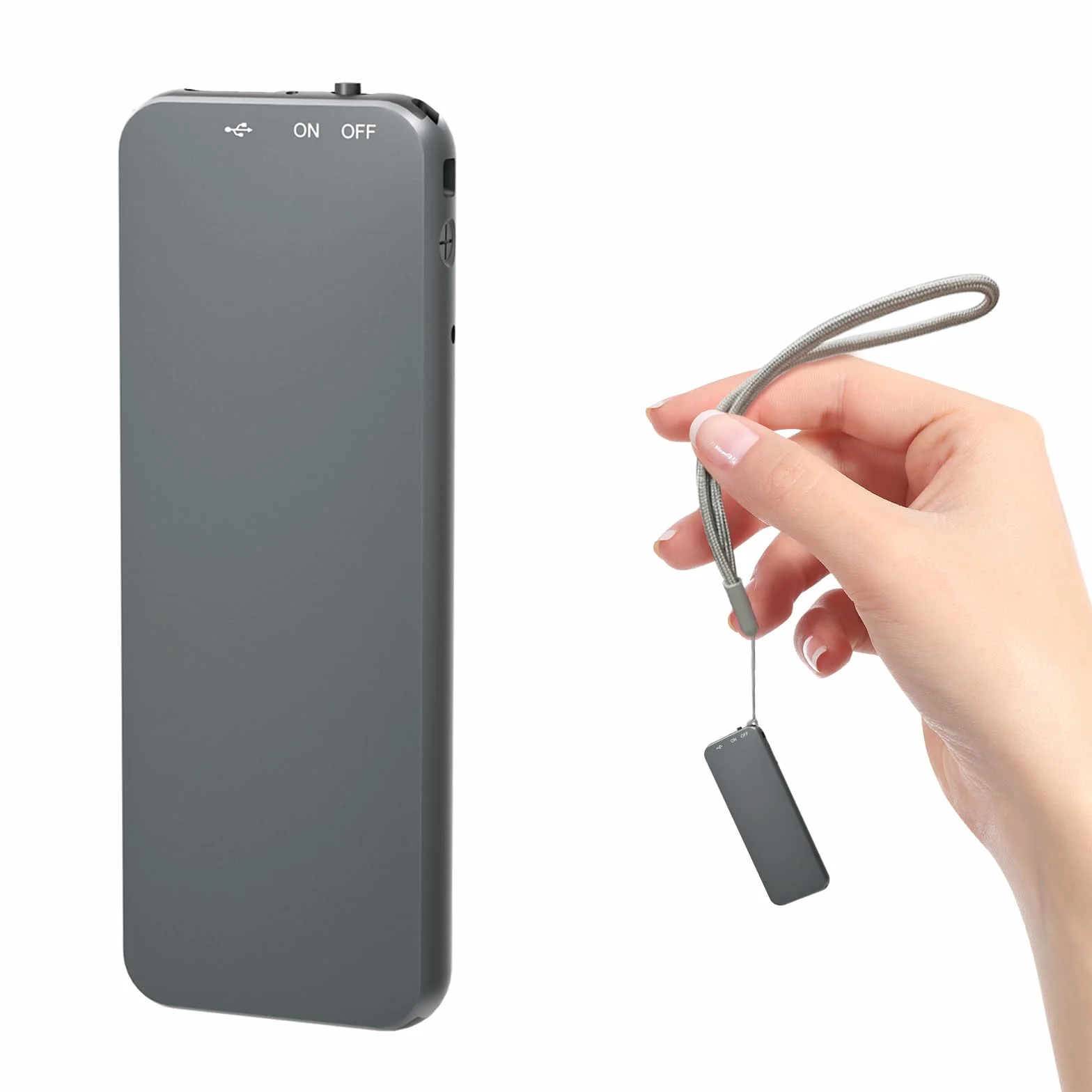 64GB Howabo Registratore Vocale, 40 Ore di Registrazione a Lungo Termine, Registratore ad Attivazione Vocale con Custodia in Metallo, Perfetto per Lezioni e Riunioni