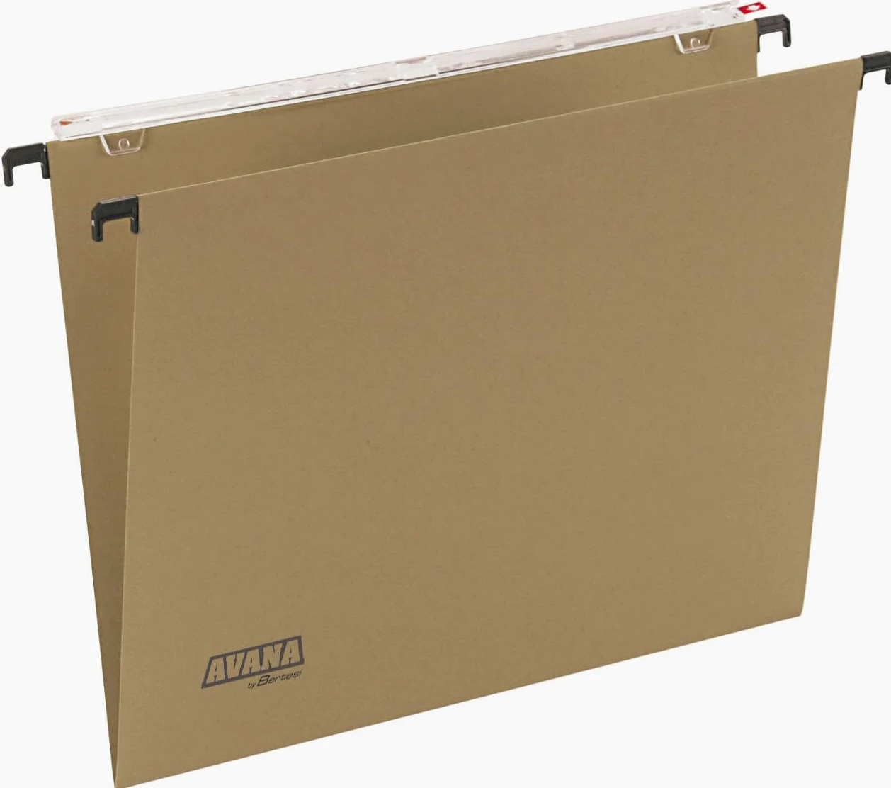 Cartelle sospese orizzontali per cassetti AVANA 33 cm fondo a V avana