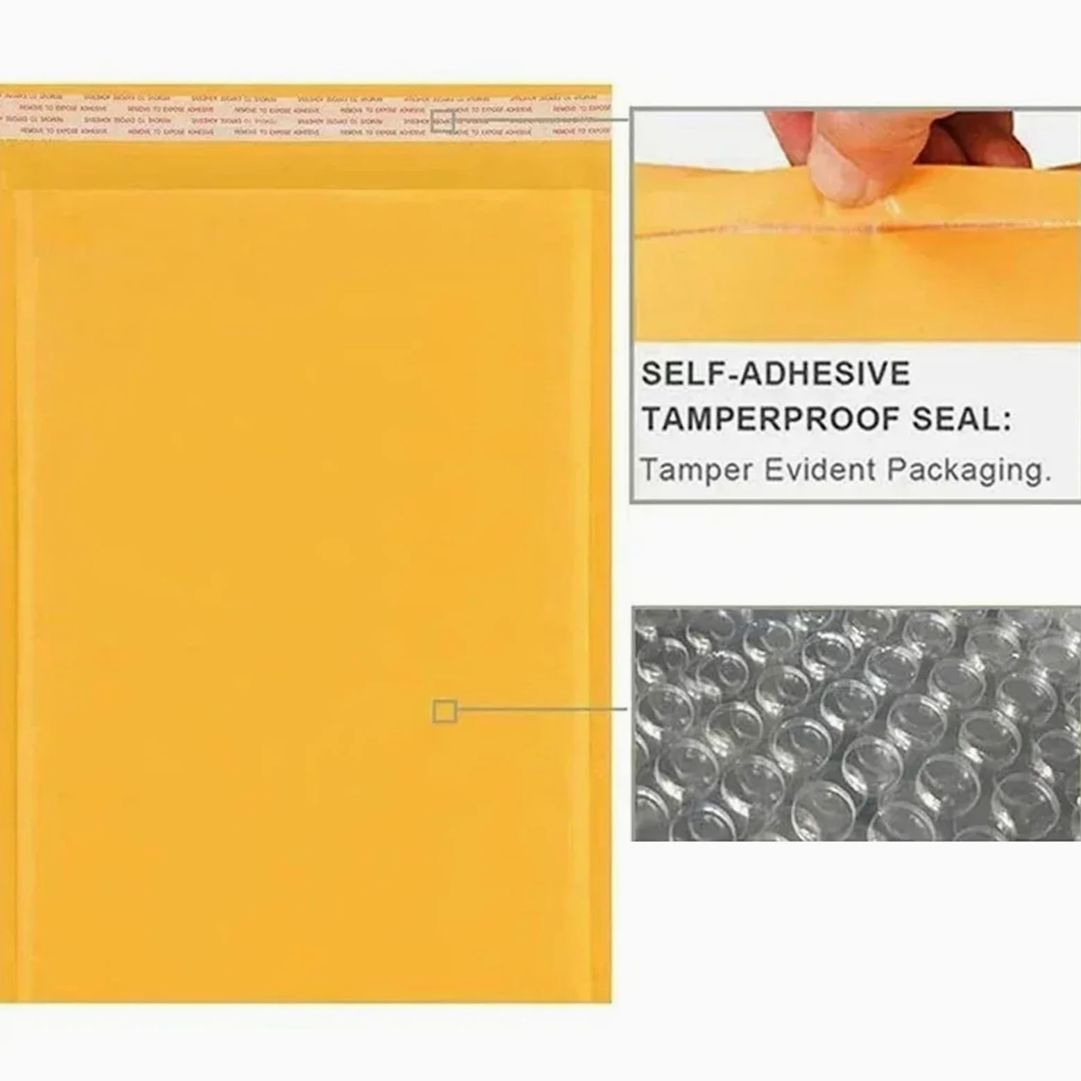 Buste for buste a bolle di carta Kraft da 100 pezzi Specifiche diverse Mailer Busta spedizione imbottita con sacchetto postale a per Imballaggio(11 * 15cm)