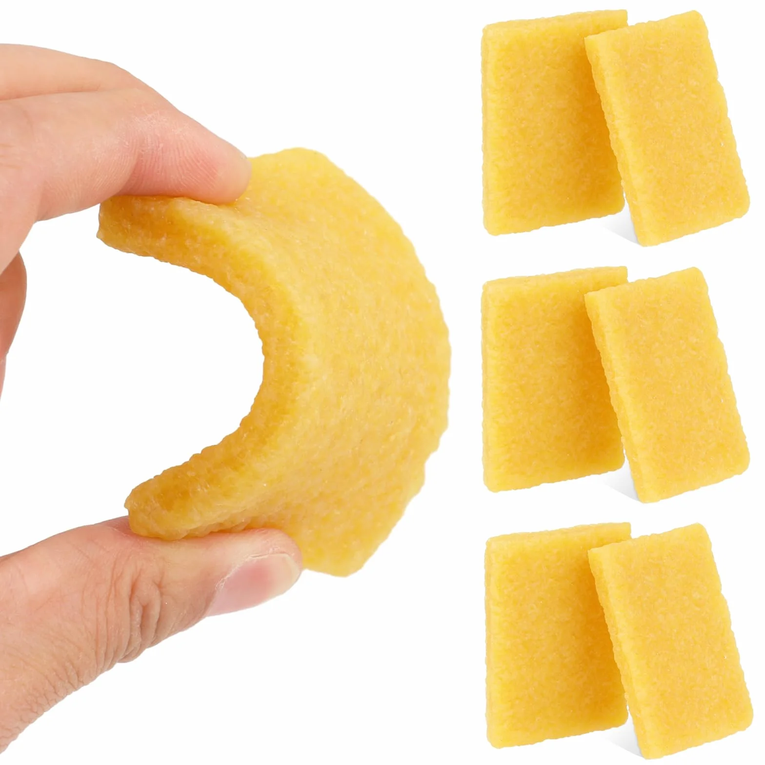 Gomme adesive in gomma naturale per rimuovere adesivi e residui - Confezione da 6