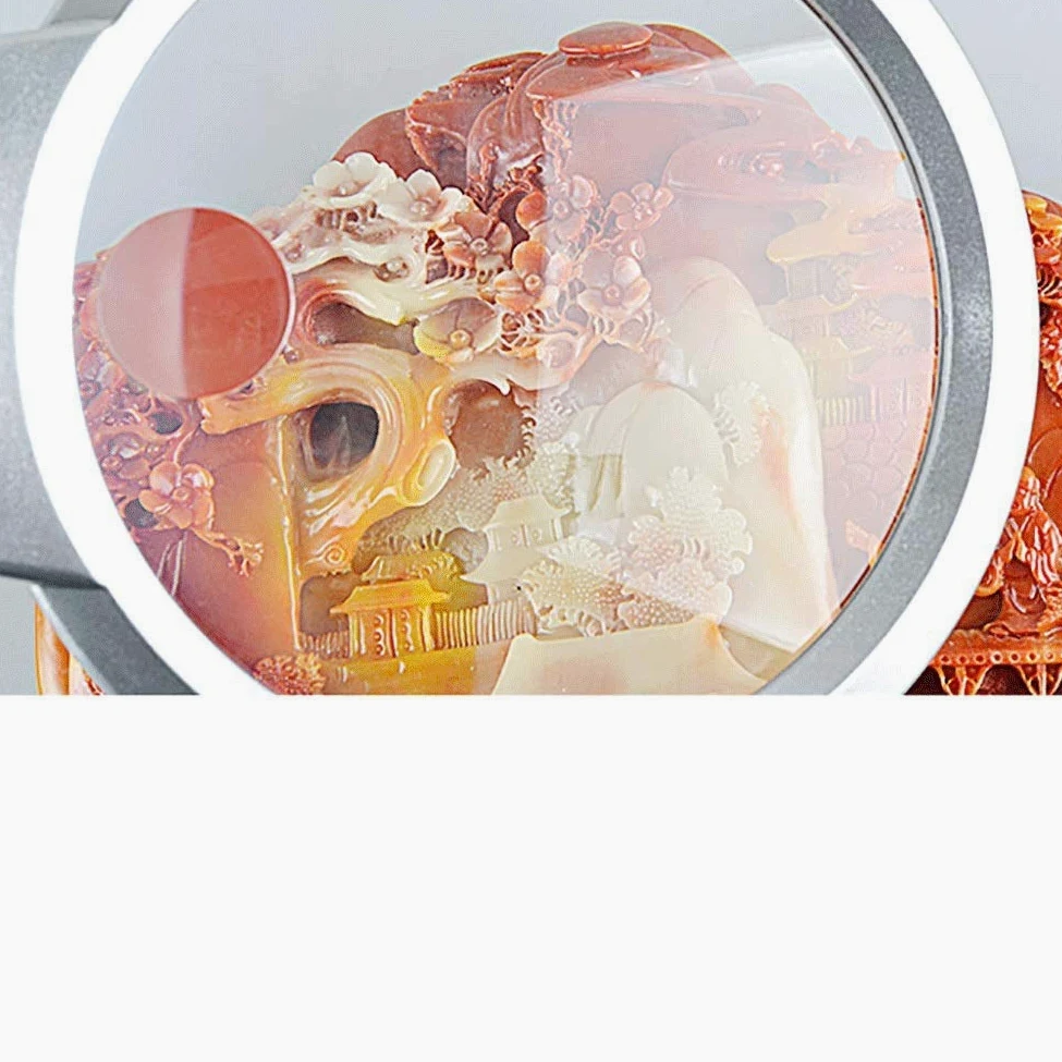 Lampada da Tavolo con Lente d'Ingrandimento per Anziani, Lettura Tramite Cellulare, Lente Grande HD, Tubo Flessibile Regolabile 30 Volte, angolazione Regolabile, Nuvole di Buon aus