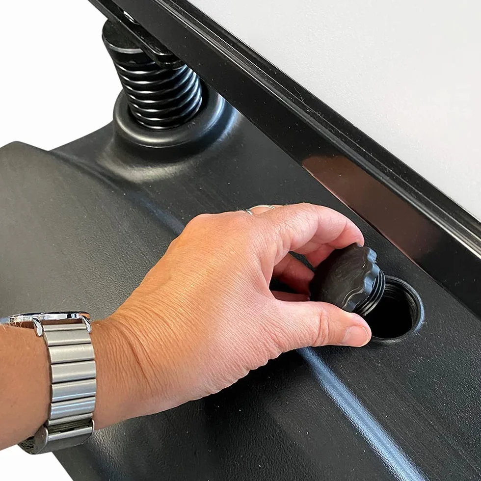 DisplayLager - Supporto per Poster con Ruote, Formato A1 (Bifacciale), Alluminio, Nero, Wind-Sign - Cavalletto Espositore Pubblicitario