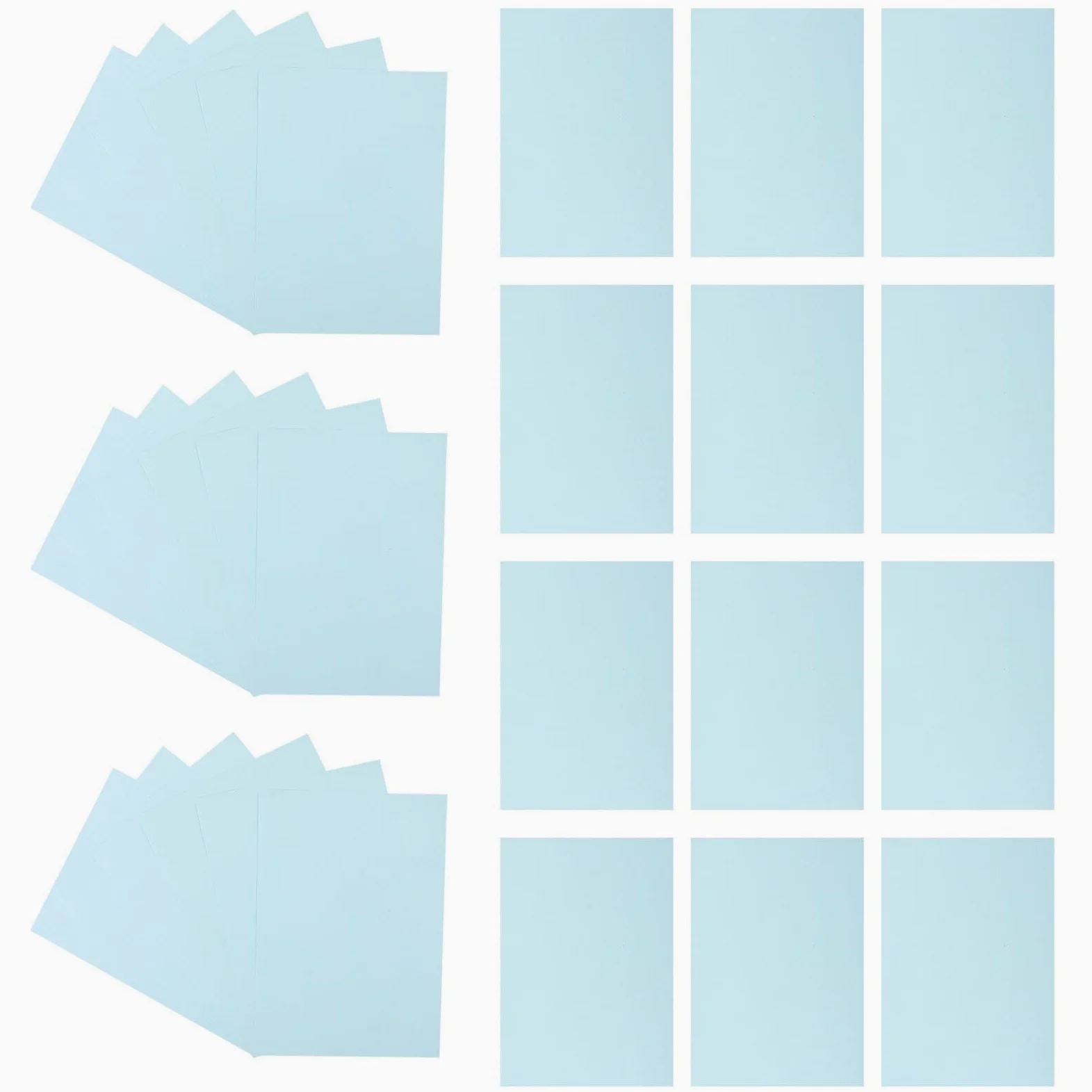 VILLCASE 200pezzi Carta Colorata per Stampante Blu per Fotocopie e Stampa Ufficio Carta per Origami e Bricolage da Lettere per Studenti e Cancelleria