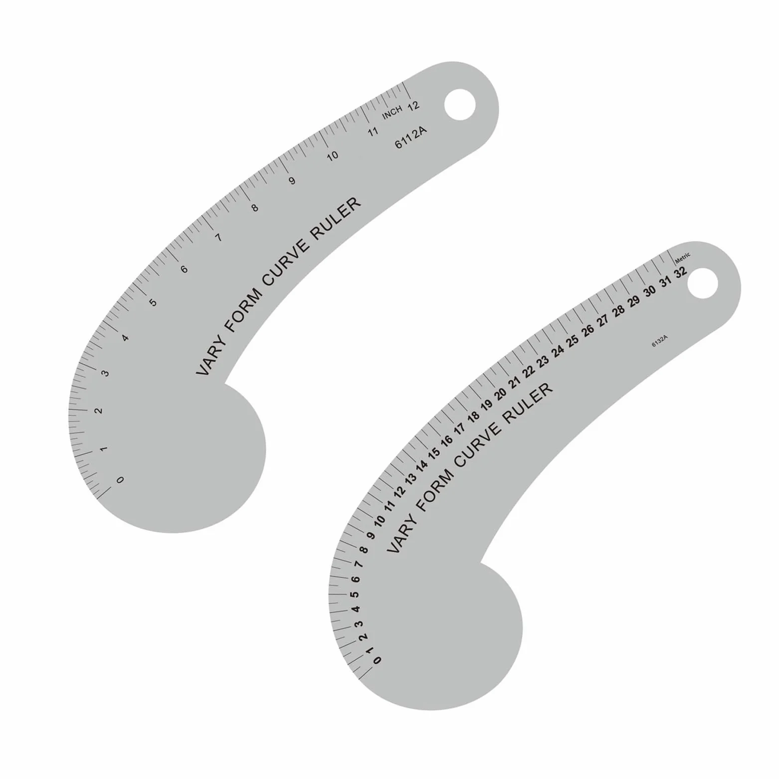 Strumento misurazione ' Abbigliamento Antiscivolo con marcatura Chiara per Un Facile Layout del Tessuto Righello per Modelli Abbigliamento in Metallo
