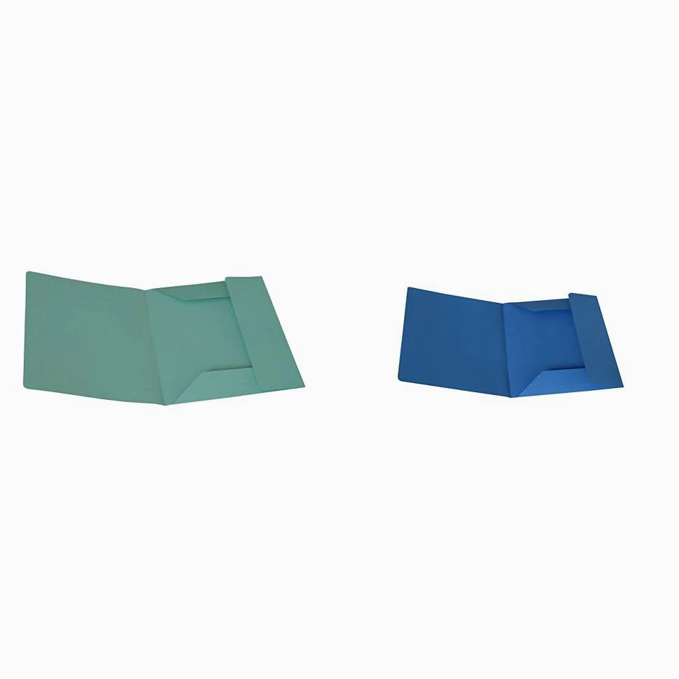 Alevar Cartellina 3 Lembi in Cartoncino Manilla 150 gr, 100% Carta Riciclata, Formato 25x33 cm & Cartellina 3 Lembi in Cartoncino Manilla 150 gr, 100% Carta Riciclata, Formato 25x33 cm