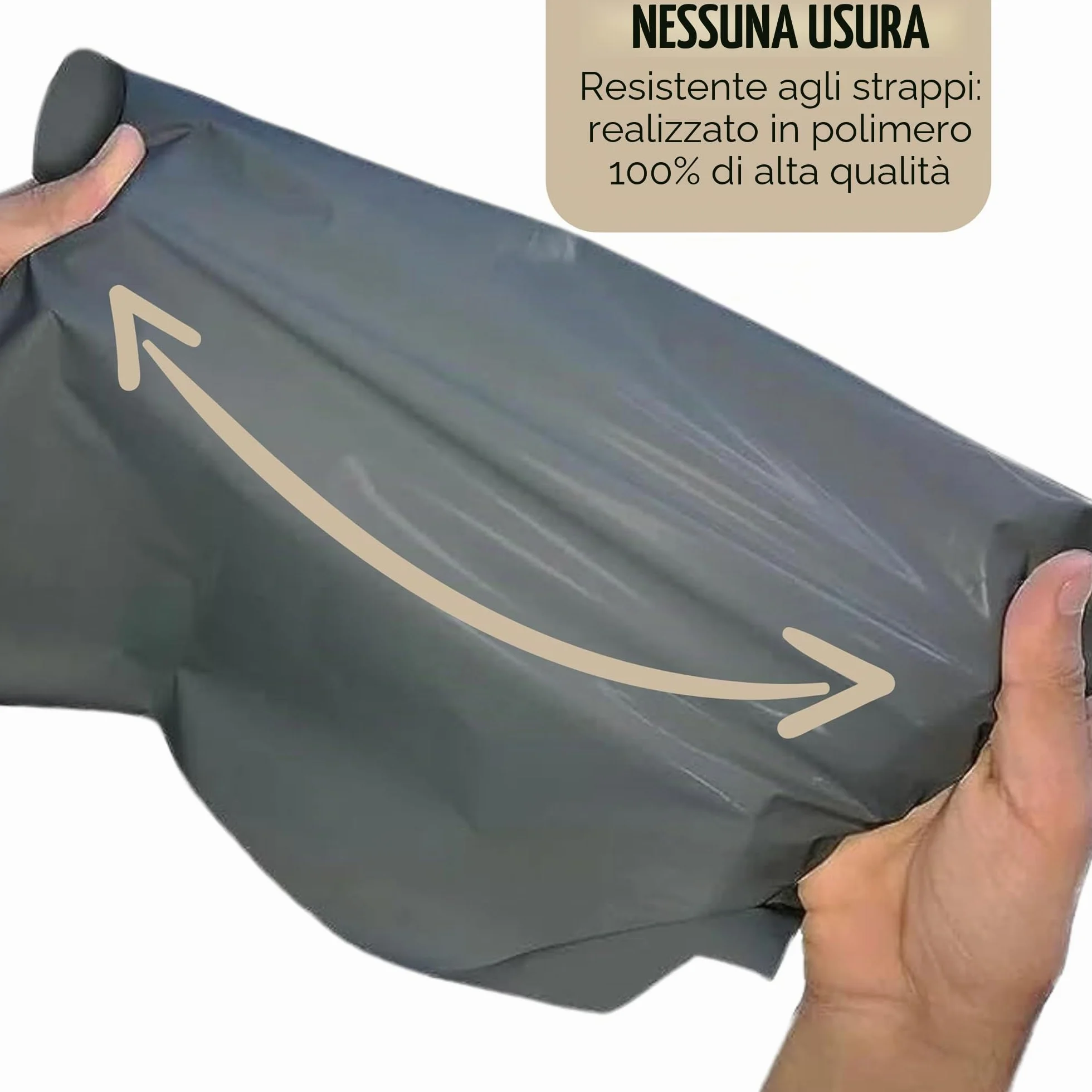 Double Dragon 60 buste spedizione autoadesive miste grigio 4 misure