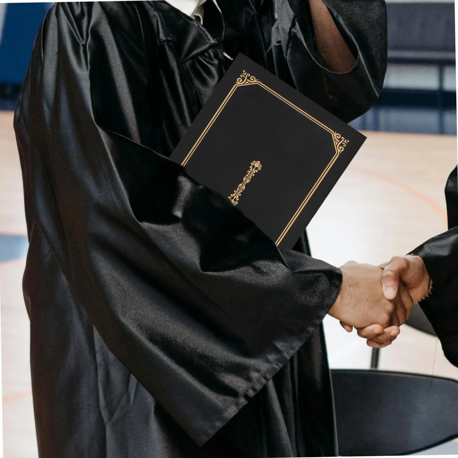 HOMSFOU 20 Pezzi Copridiploma Oro Protettori per Certificati e Documenti per Ufficio e Casa Facile Installare Protezione Pratica per Diplomi e