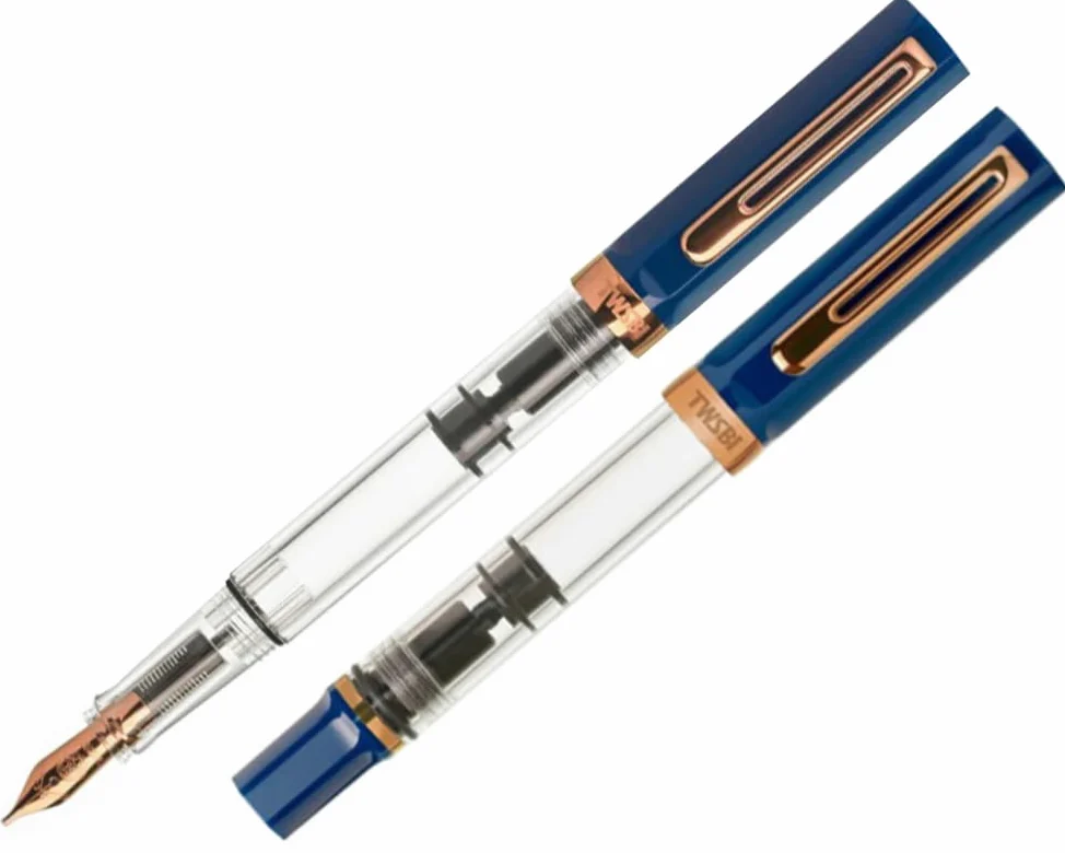 Penna stilografica Eco Indigo Blu con Bronze EF M7449560