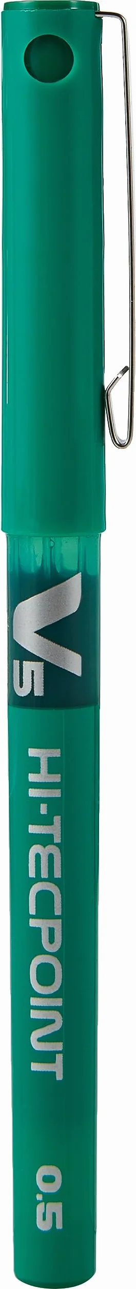 Pilot V5 Roller Penna a Inchiostro Liquido 0,5 mm Verde