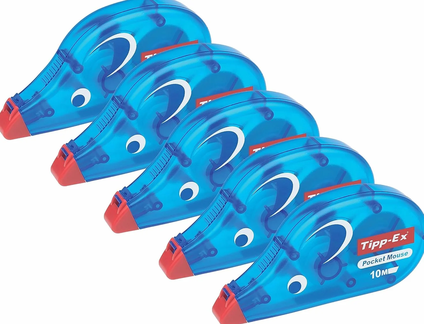 BIC Tipp-Ex Pocket Mouse 10 m x 4.2 mm 5 pezzi
