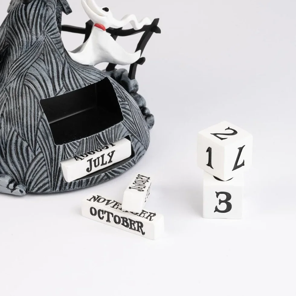 Grupo Erik Calendario Perpetuo The Nightmare Before Christmas Gadget 3D - Calendario da Tavolo Perpetuo per Bambini Jack Skeletron Natale | Decorazione da Scrivania per Fans 12 x 12 x 23 cm