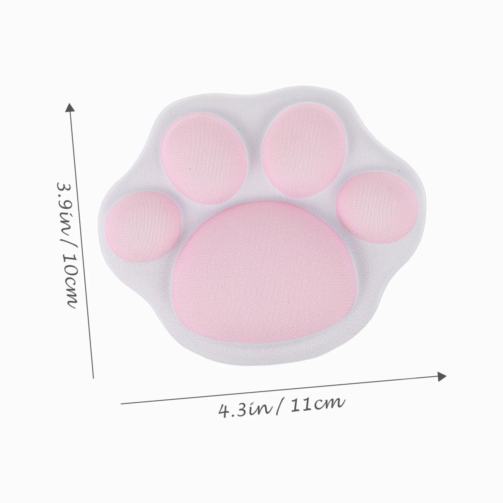 Angoily 4 Pezzi Poggiapolsi per Mouse Silicone Morbido Design Adorabile e Confortevole per Ufficio e Casa Fatica Del per Donne