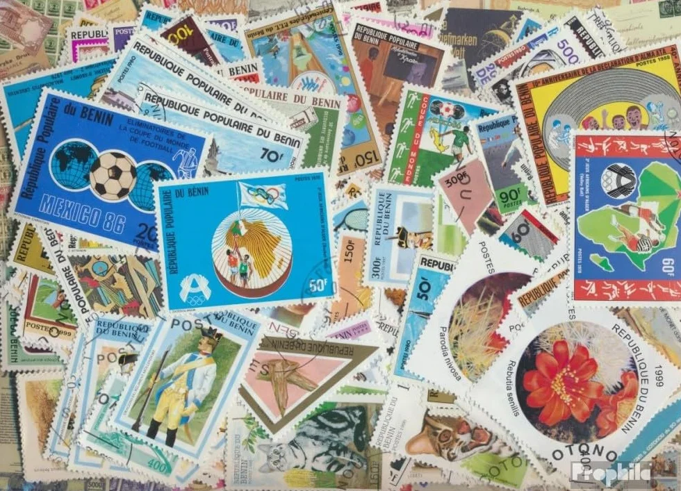 Prophila Collection Benin 400 Diversi Francobolli (Francobolli per i Collezionisti)