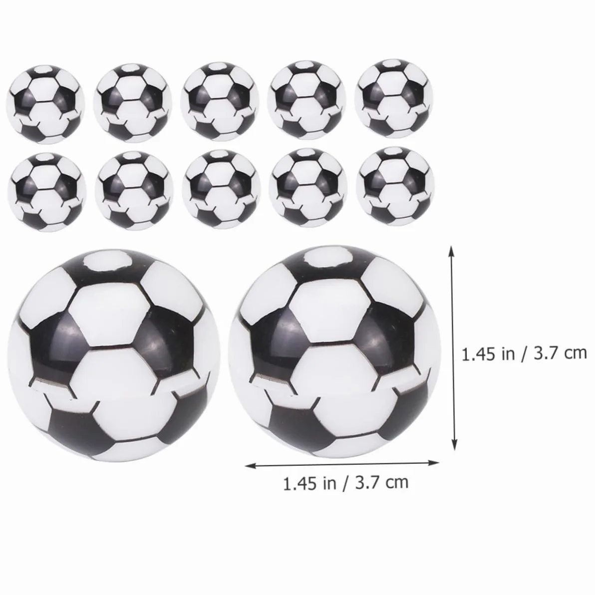 SHINEOFI 4 Set Regali Di Cancelleria Per Studenti Temperamatite Creativo A Forma Di Calcio Temperamatite A Sfera Con Foro Singolo 20 Pezzi Da Ufficio Mini Matita 20 Pezzi * 4
