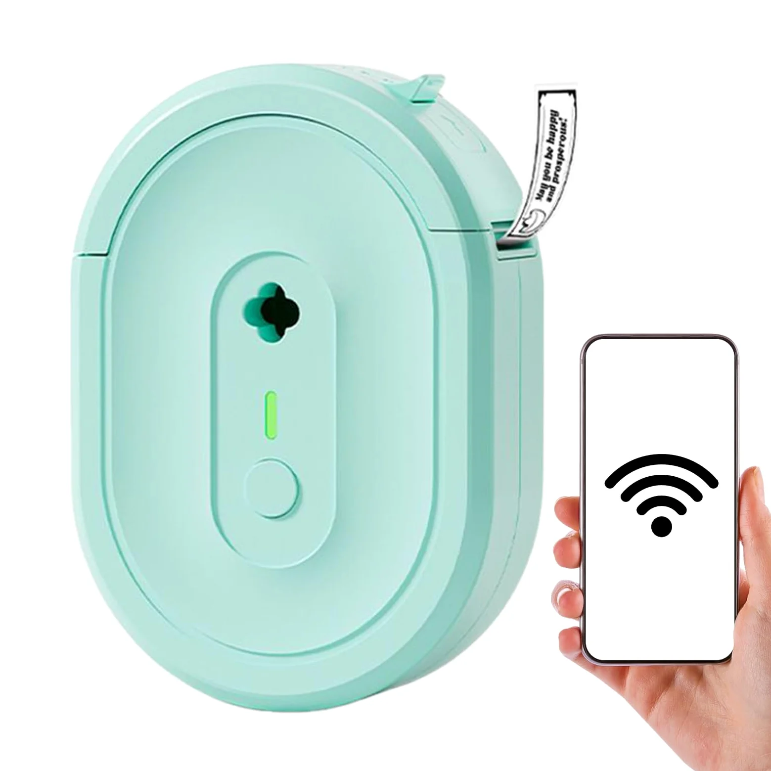 Stampante Per Etichette Stampa termica portatile wireless senza inchiostro | Mini etichettatrice adesiva termica wireless per casa ufficio scuola affari insegnanti studenti artigianato appassionat