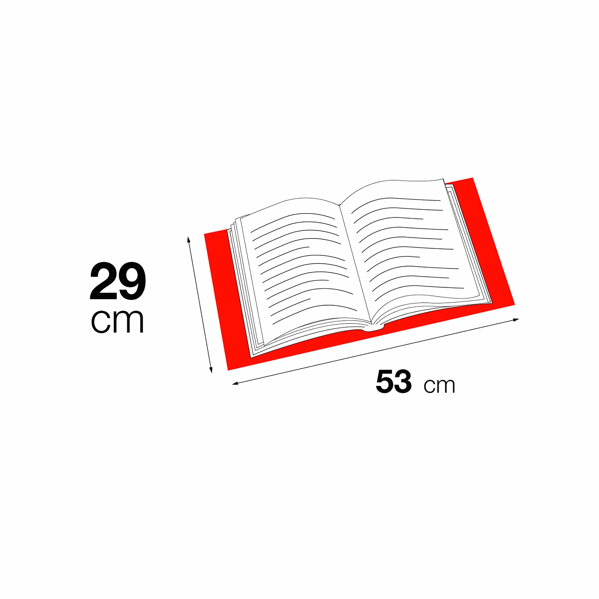APLI Confezione da 5 copertine per libri in PP 290 mm