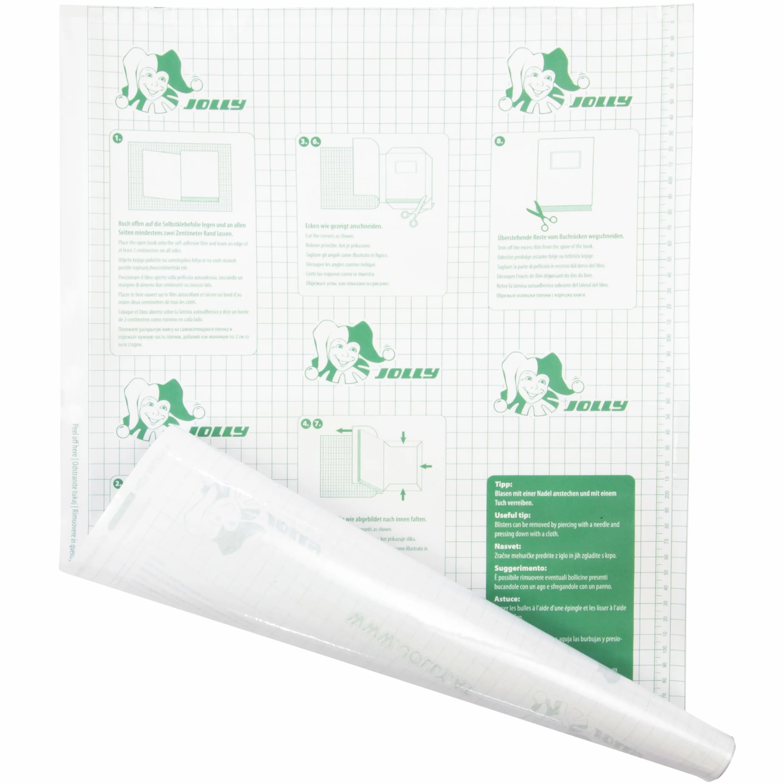 JOLLY Protezione per Libri 2mx40cm per A4/A5/Quarto