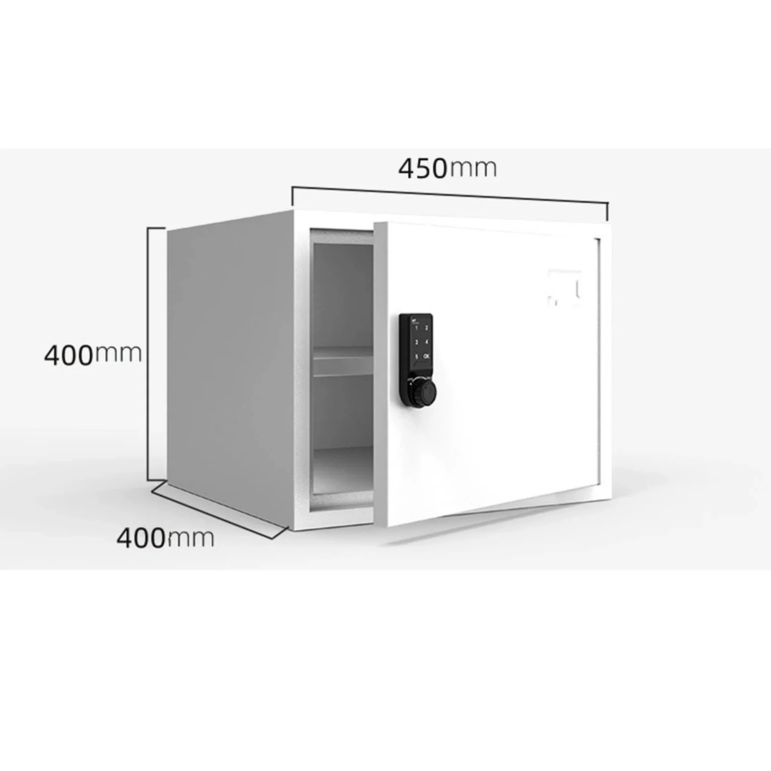 Casseforti Elettroniche per Ufficio con Tastiera Digitale E Ripiano, Casseforti con Codice per Ufficio, Sicurezza Domestica(Style 1)