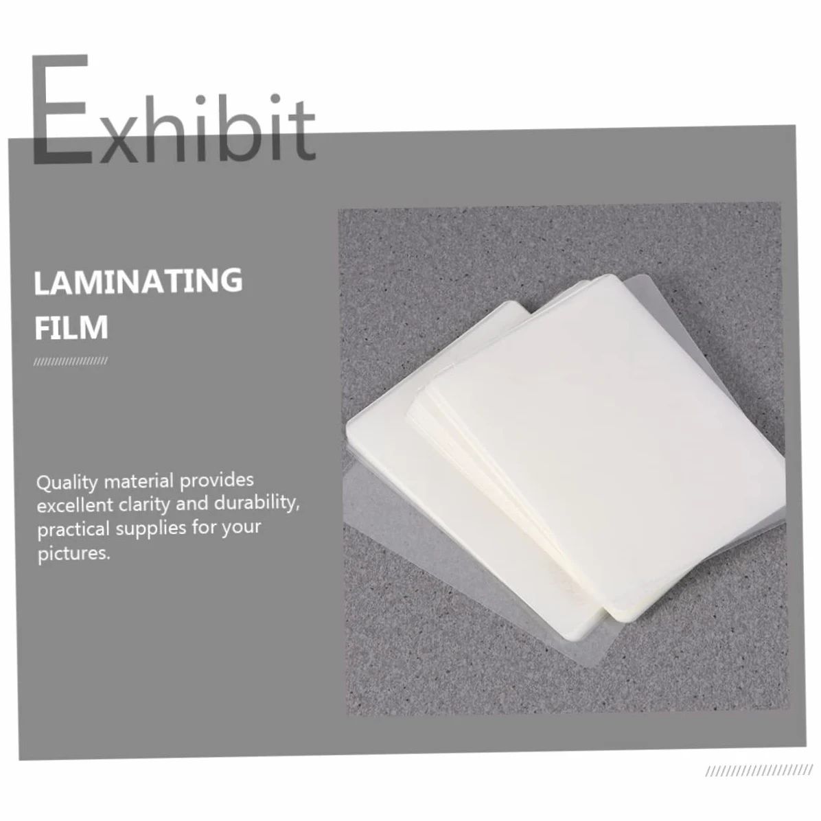 HOMSFOU 2 Set Pellicole Laminazione Foto Impermeabili Mil Trasparenti Per Documenti E Foto Protezione Resistente Sporco E Danni Compatibili Con Plastificatrici Domestiche 300 Pezzi * 2