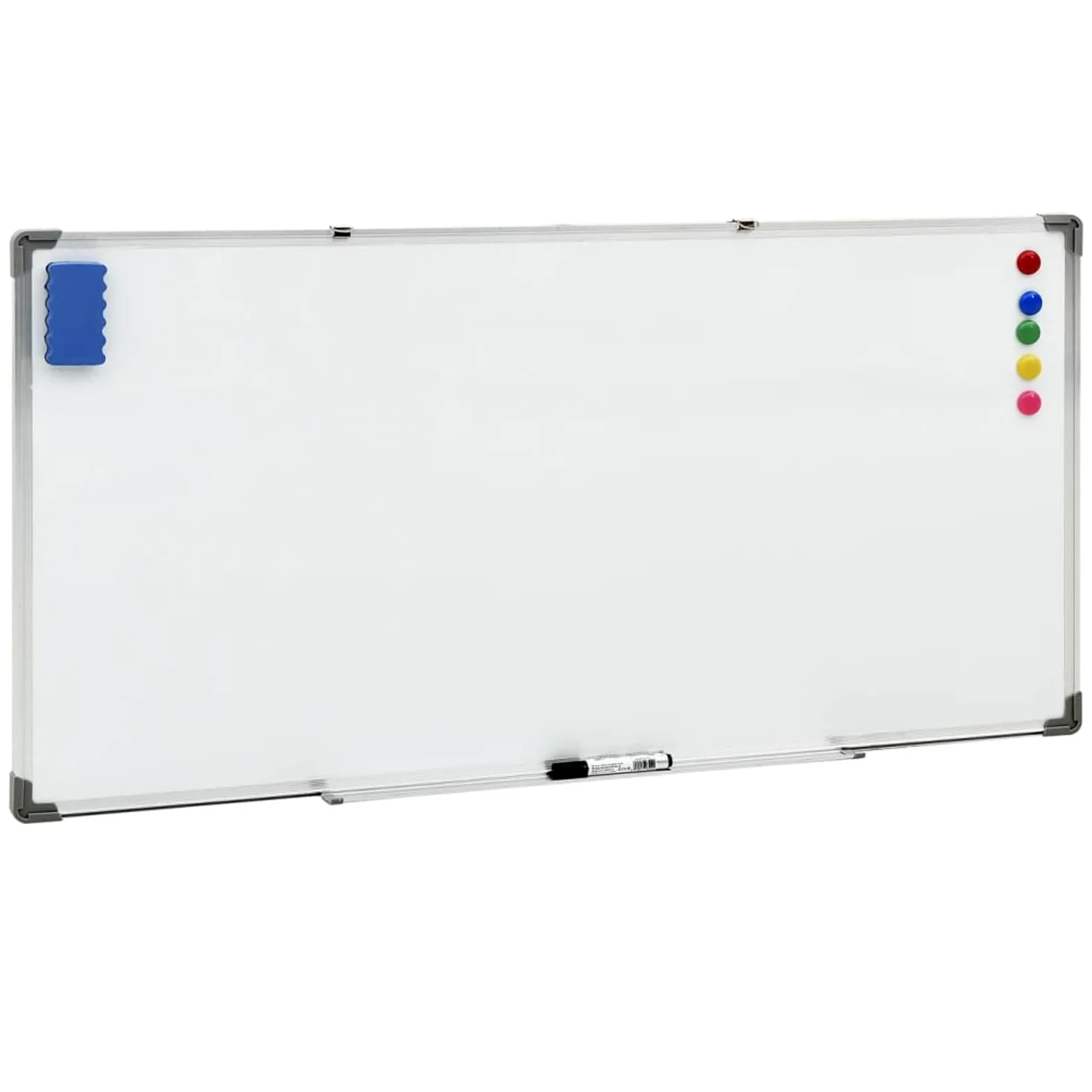 Lavagna Magnetica Bianca 110x60 cm in Acciaio,Lavagne Magnetiche,Lavagna Magnetica Pieghevole-150737