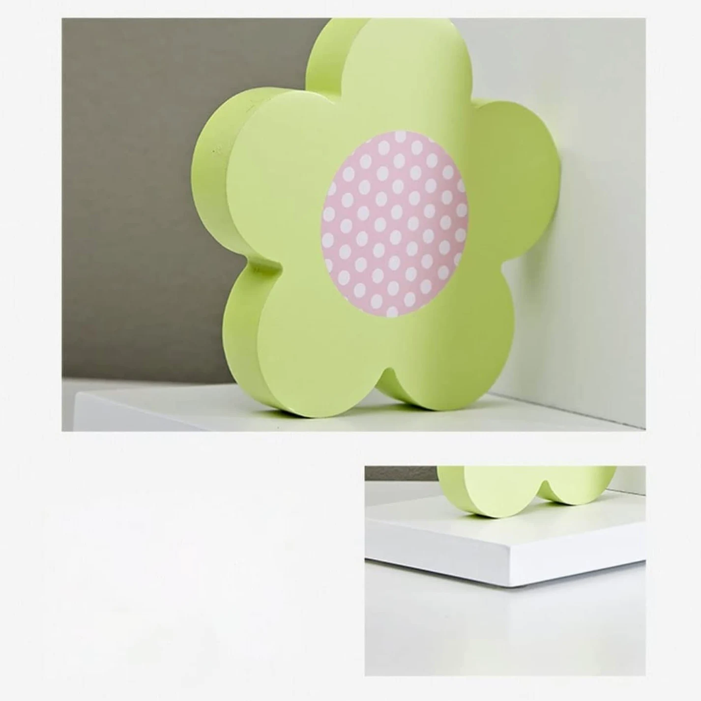 Reggi Libri, Fermalibri Reggilibri Moderni Con Fiori Pastorali Fermalibri In Legno Regalo Supporti Per Libri Antiscivolo Per La Casa Ufficio Casa Scrivania(B)