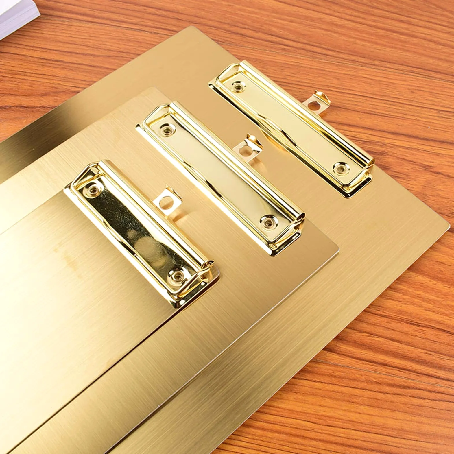 Liudan Portablocco Clip di Bill Bill Bill Bill Bill Bill Bill Clip per l'organizzazione di Clip per l'acciaio Inossidabile Stecca di Steck Deposito Clipboard Portablocco (Size : A4)