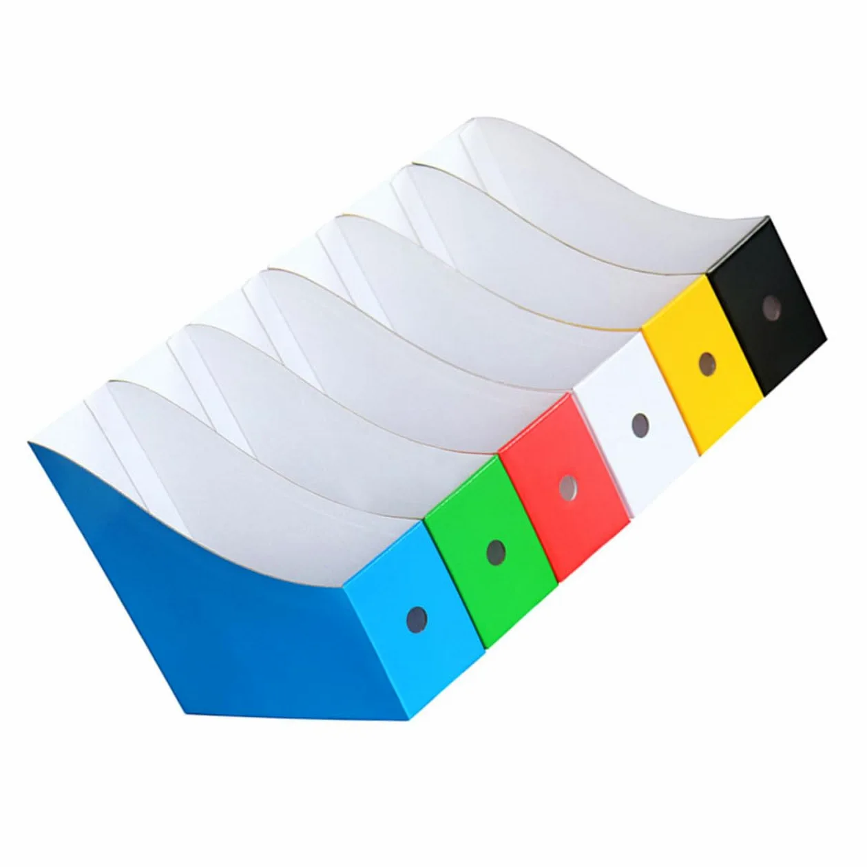 Veemoon 6 Pezzi Organizer Per Scrivania in Porta Riviste Scatola Per File Da Ufficio Portadocumenti Scaffale Per Documenti Organizer Per Documenti Da Scrivania Scatola Per