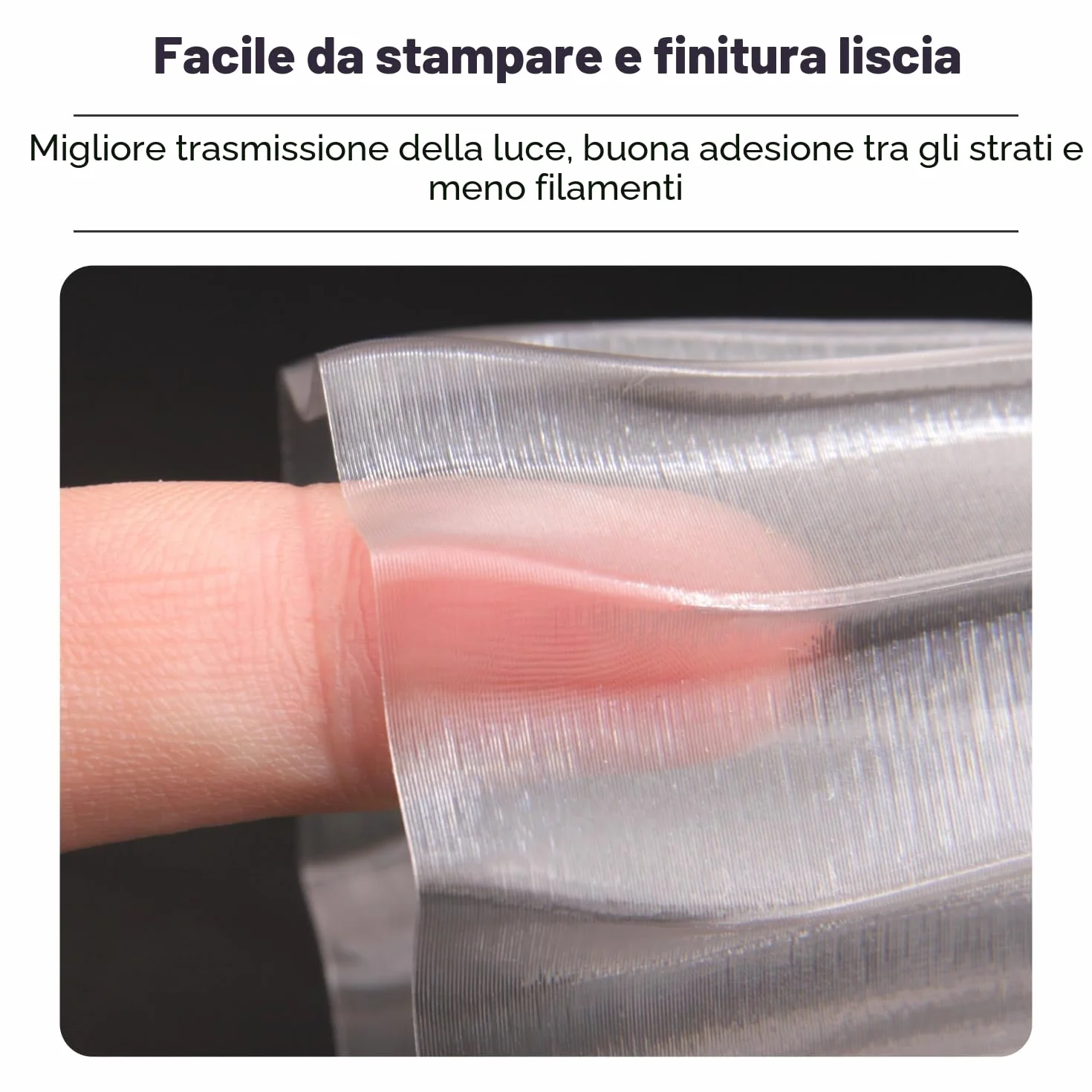 eSUN PETG Filamento 1,75 mm 1 kg Nero per Stampanti 3D