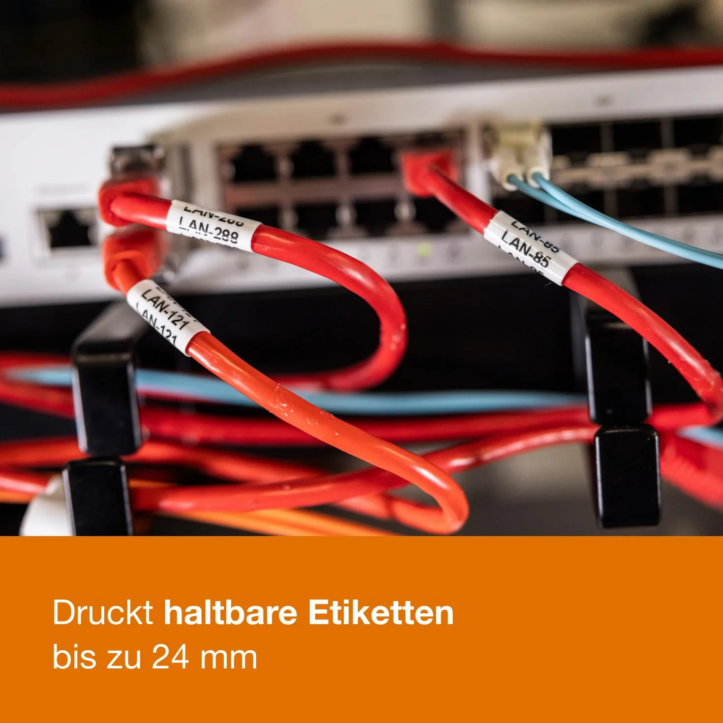 Brother PT-E560BTVP - Etichettatrice industriale con Bluetooth, batteria agli ioni di litio e custodia per il trasporto (per nastri TZE larghi 24 mm, tubi termoretraibili HSE larghi 18 mm, stampa a