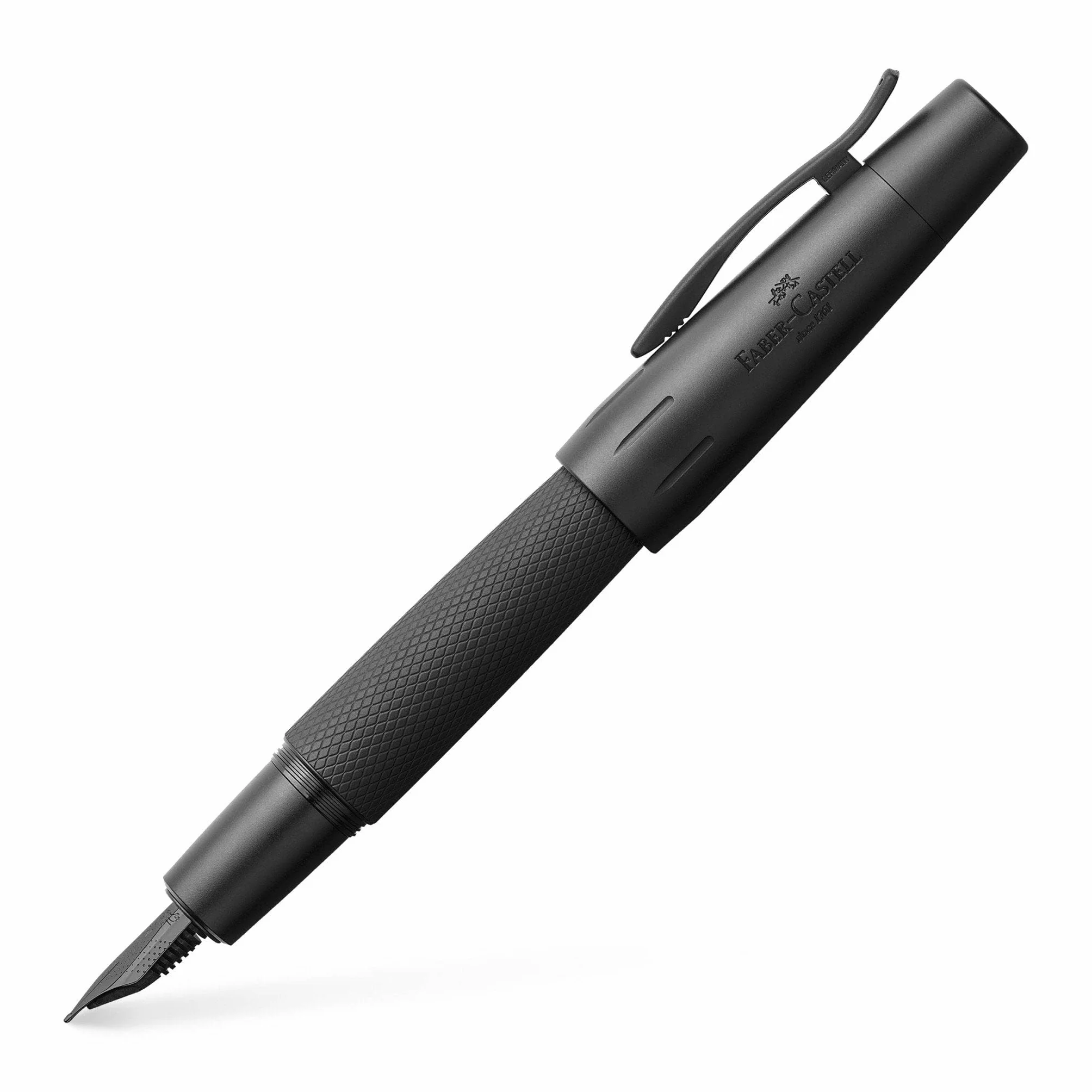 Faber-Castell 148620 Penna stilografica e-motion Pure black, M