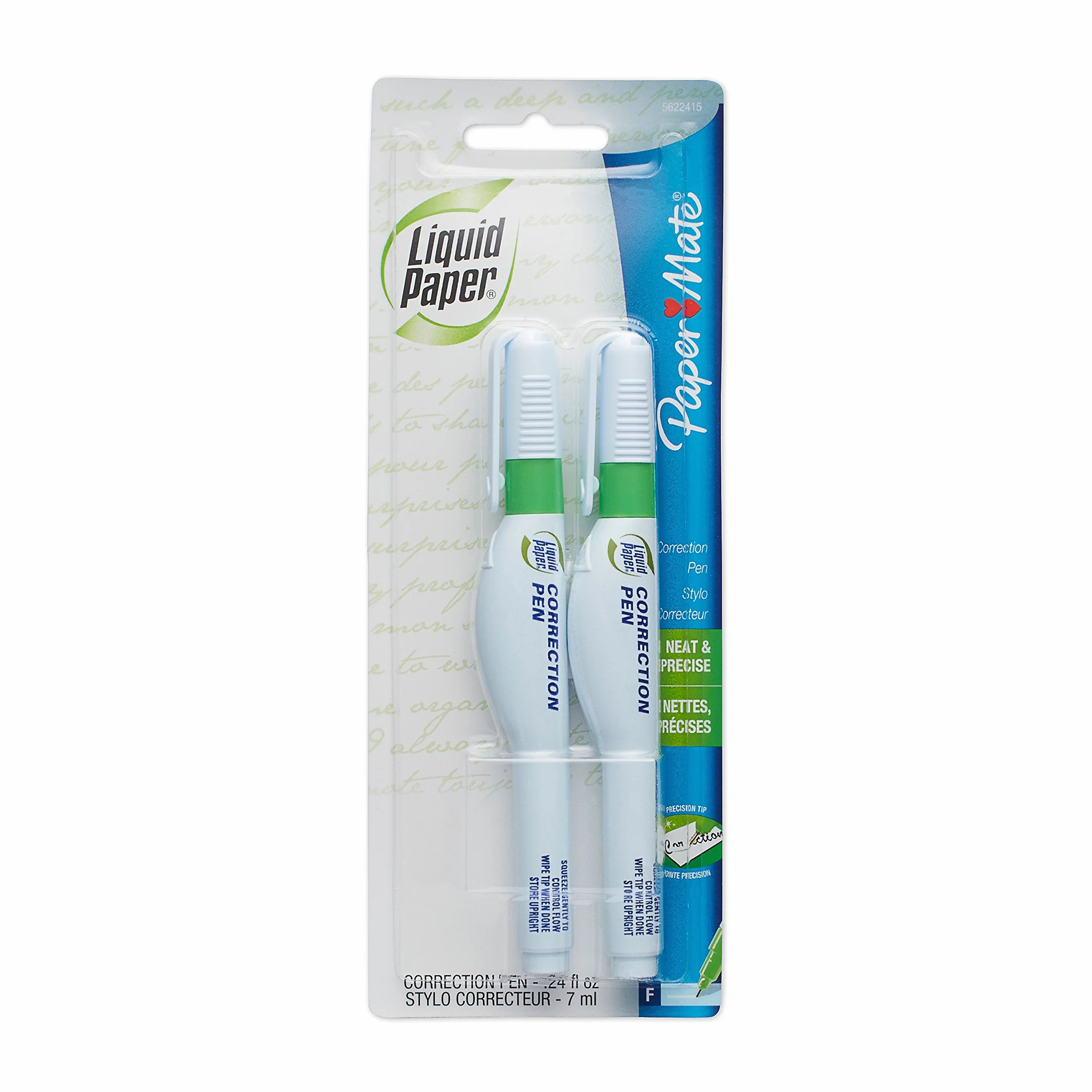 Liquid Paper All-Purpose Correction Pens, 2 Pack