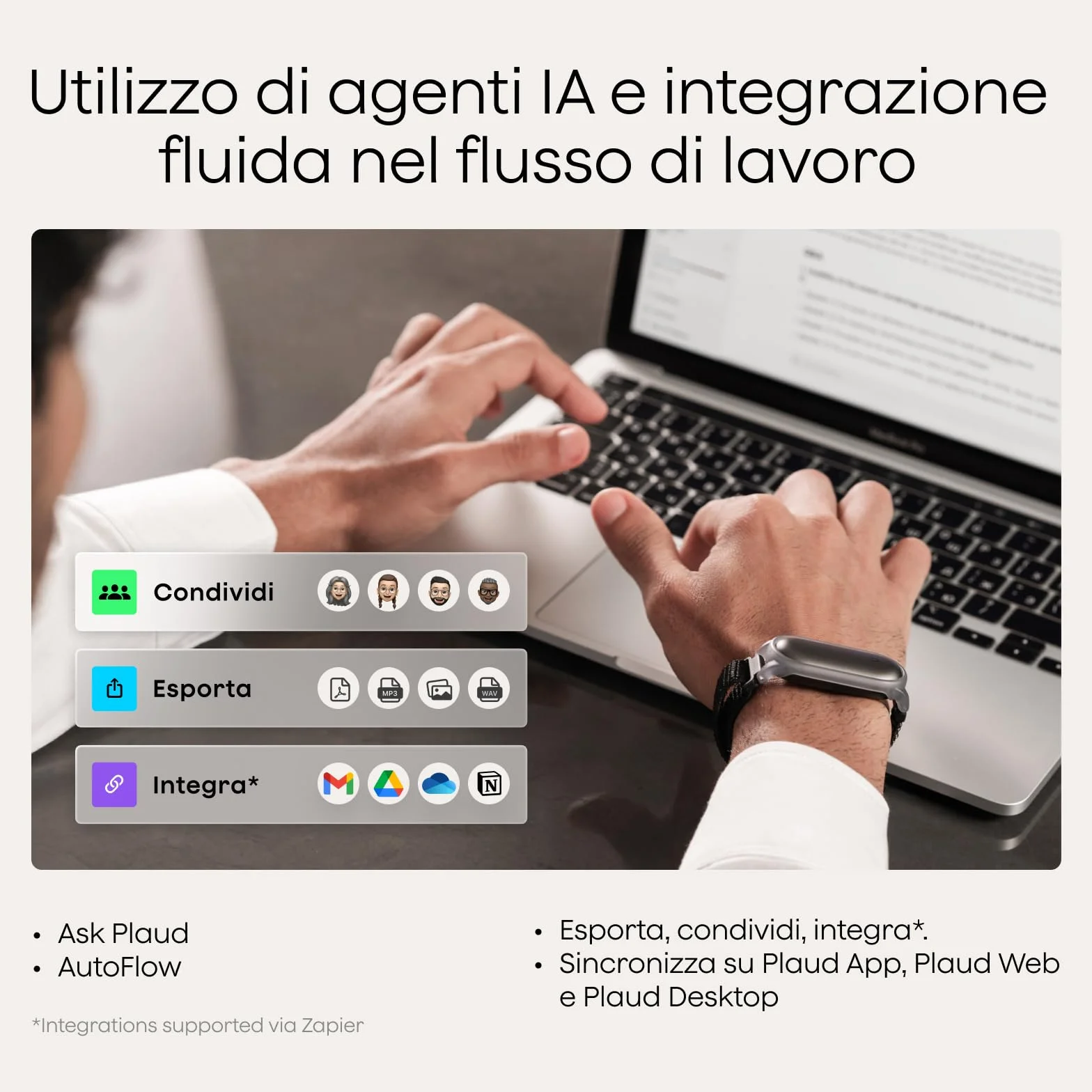 Plaud NotePin Registratore Vocale AI Professionale Audio Digitale Trascrivi Riassumi Tecnologia AI,Team Plan, Appunti Trascrizione Riepilogo per Riunioni Lezioni Colloqui, Grigio