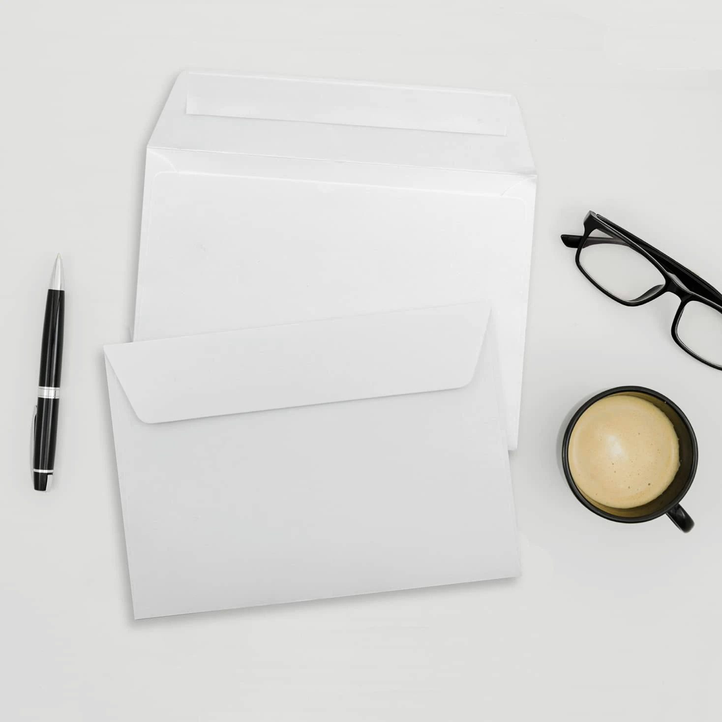 Paper24 - 1000 buste per lettere, formato DIN C6, con chiusura adesiva, 11,4 x 16,2 cm, 120 g/m², ideali per lettere e inviti, colore: Bianco