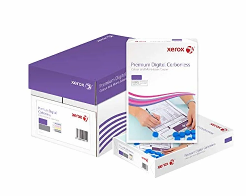 Xerox Premium Digital 003R99111 - Carta autocopiante 4 strati, 5 confezioni con 125 fogli bianchi/gialli/rosa e blu