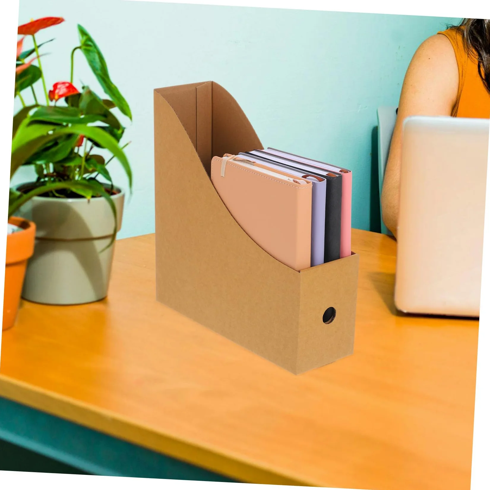 8pezzi Organizzatore Portariviste Kraft Per e Scuola Facile Per e Documenti Design Scrivanie e